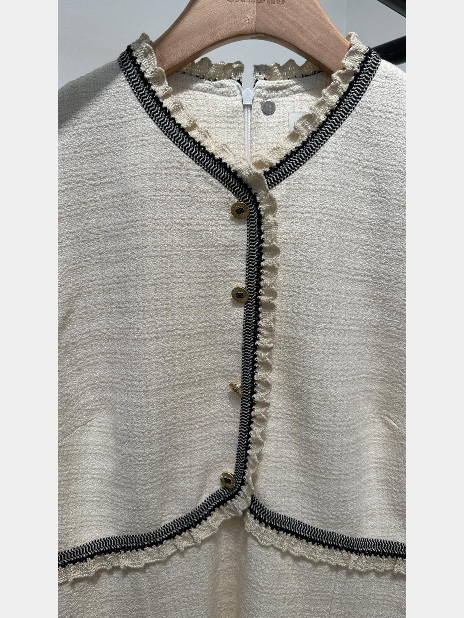 Sandro H23nava Ecru DressSandro