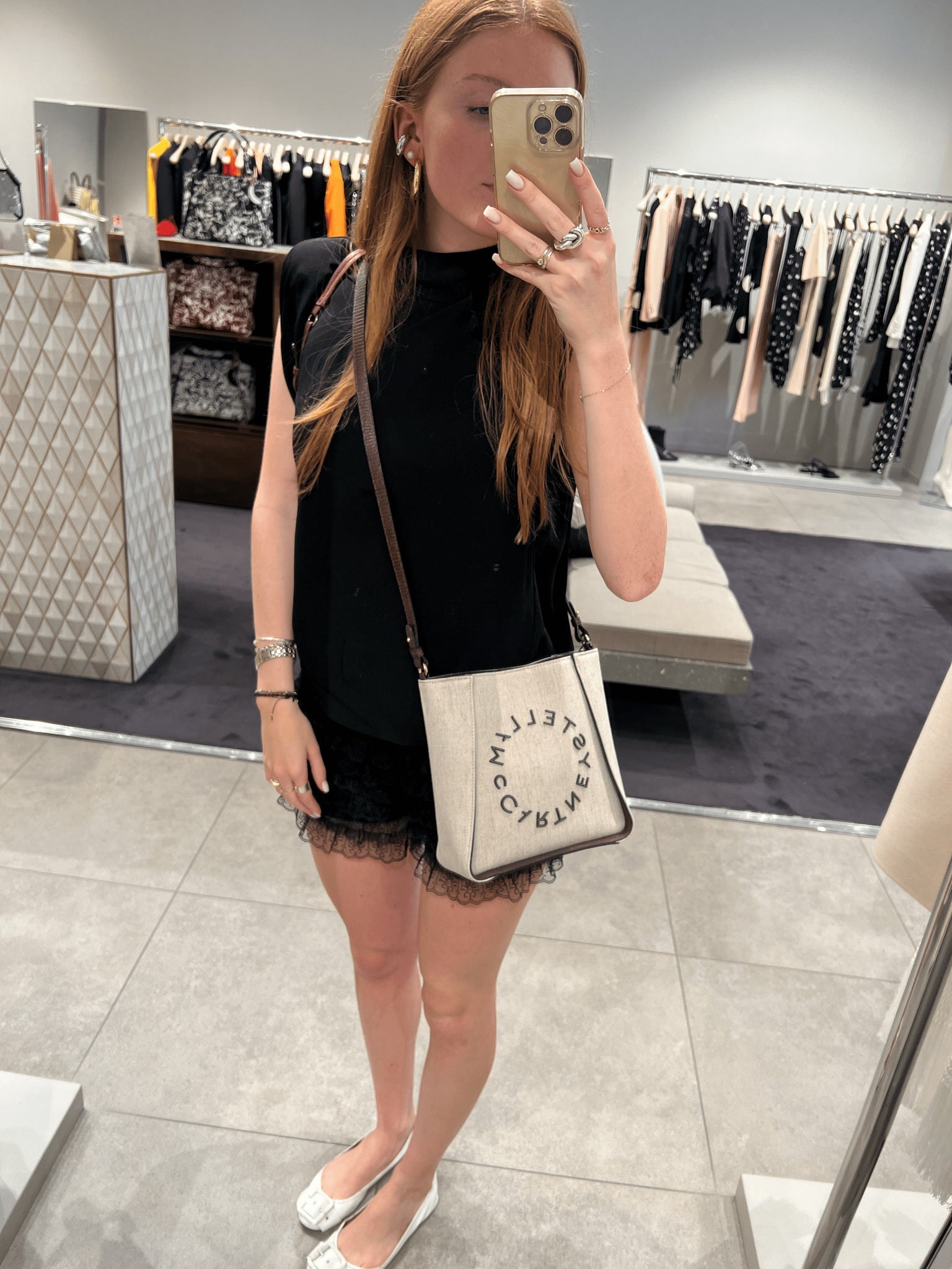 Stella McCartney Damska torba crossbody Eco CanvasStella Mccartney