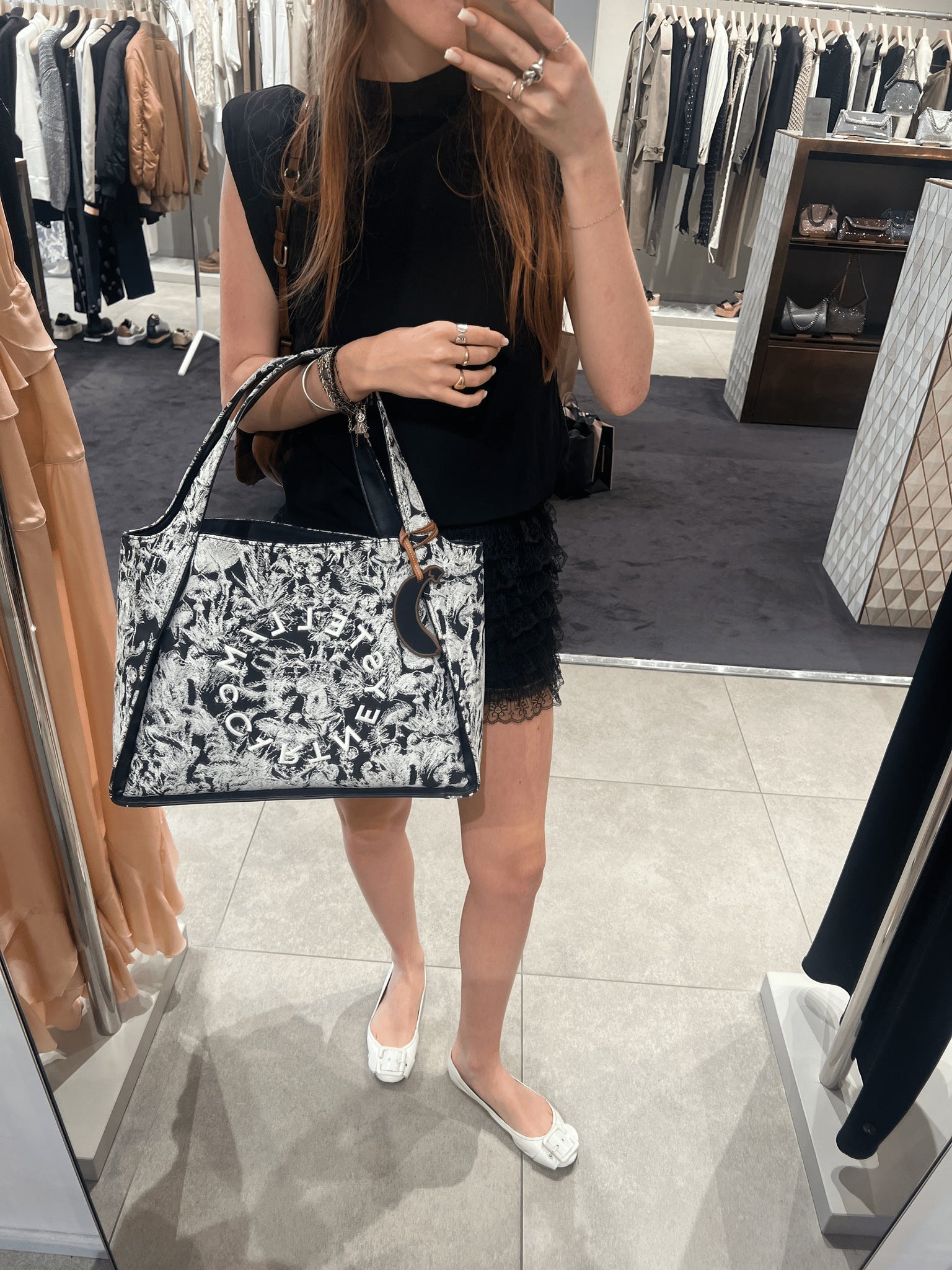 Stella McCartney Damska torba Eco Canvas MushroomsStella Mccartney