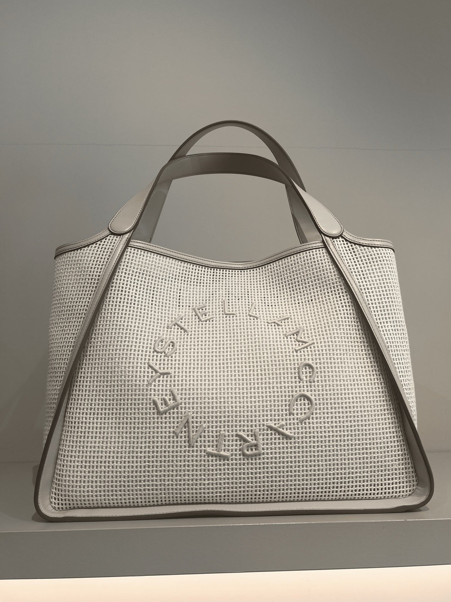 Stella McCartney Damska torba Eco Mesh haftowanaStella Mccartney