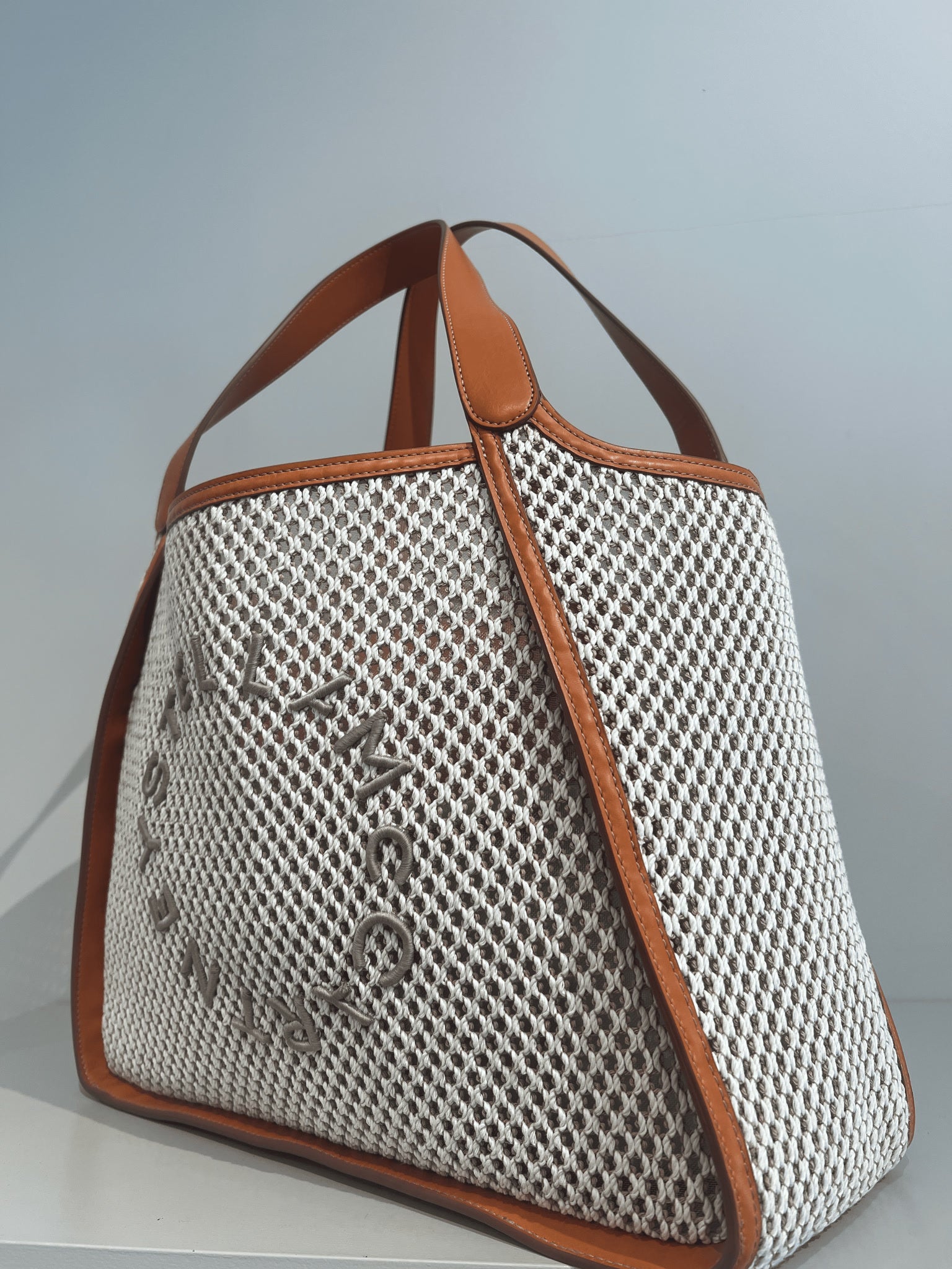 Stella McCartney Damska torba Tote Eco Rope MeshStella Mccartney