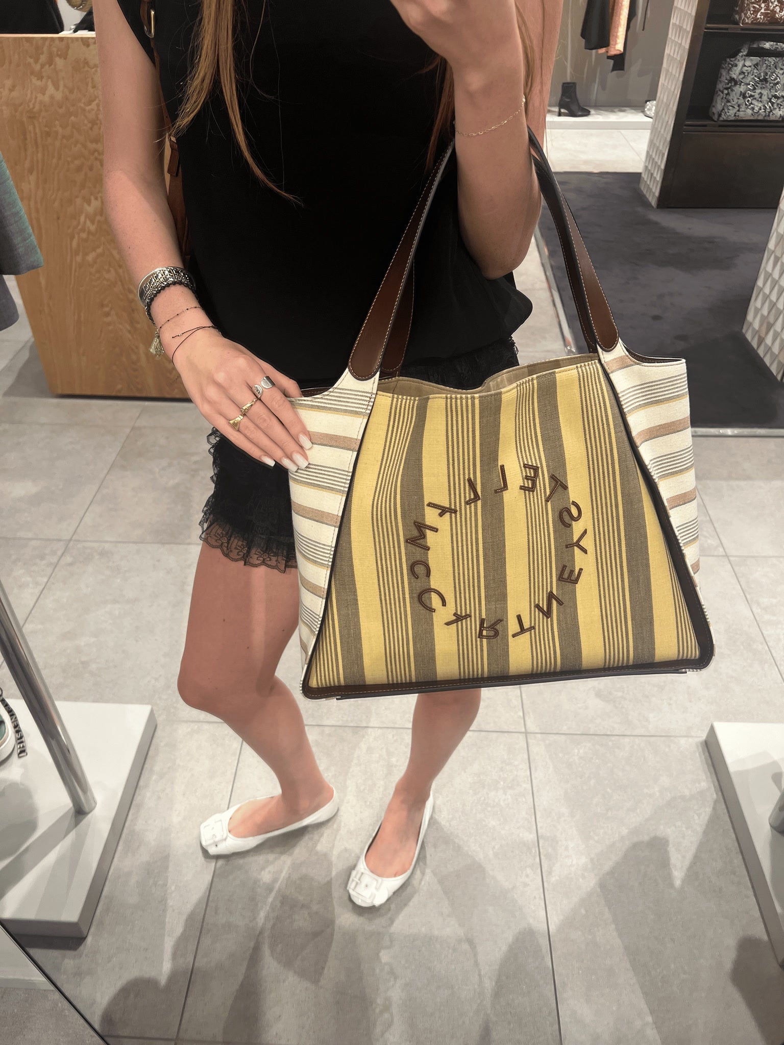 Stella McCartney Damska torba z bawełny ekologicznejStella Mccartney