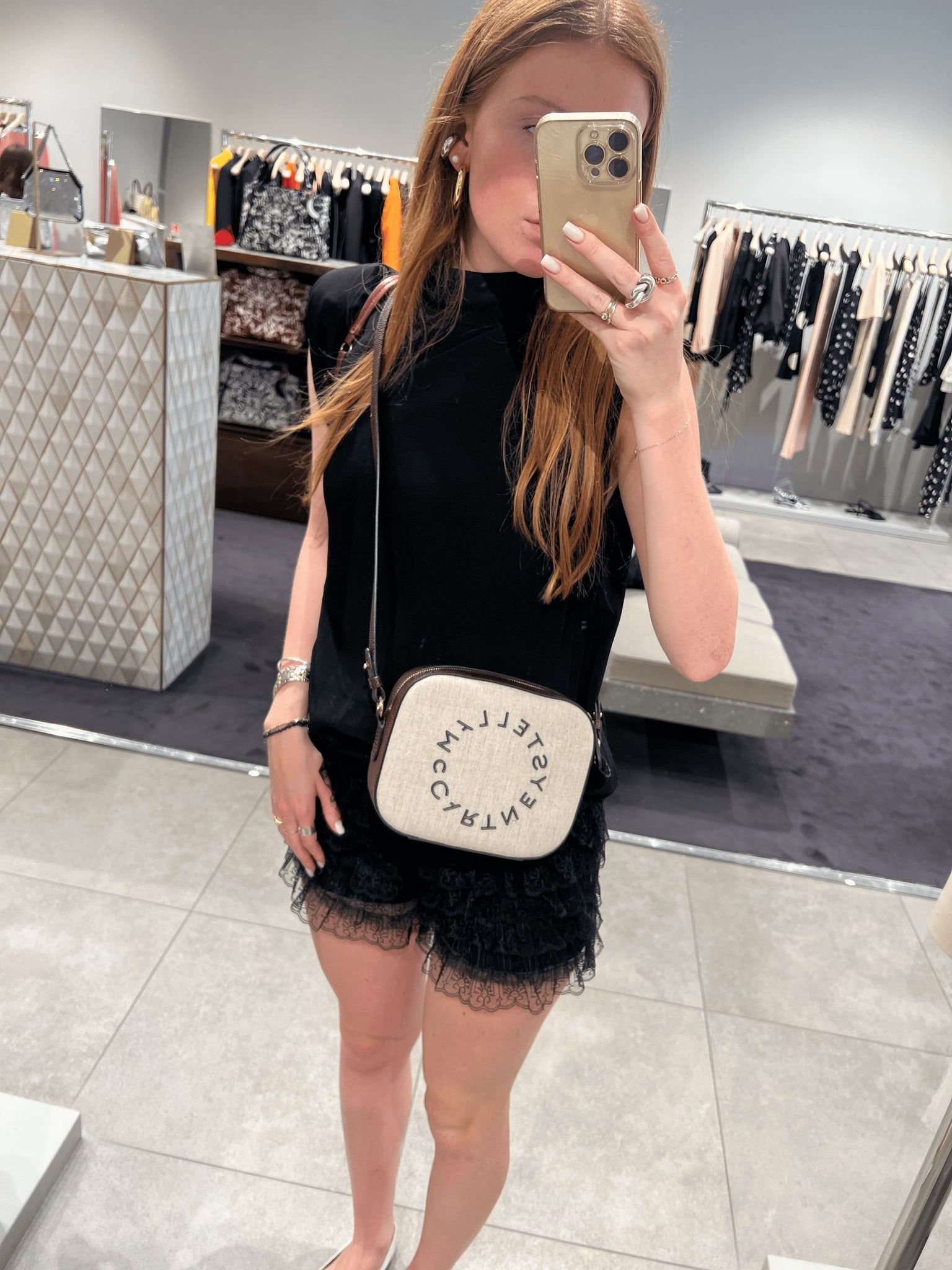 Stella McCartney Damska torebka Camera Bag Eco CanvasStella Mccartney