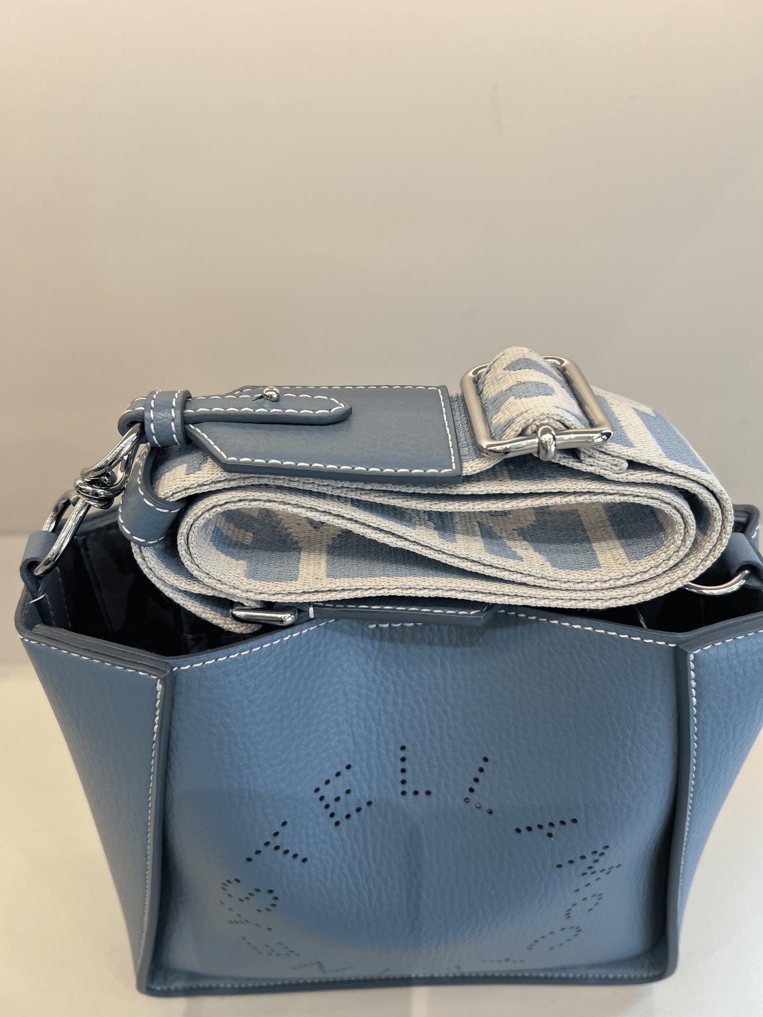 Stella McCartney Damska torebka crossbody z tłoczonego materiału Alter MatStella Mccartney