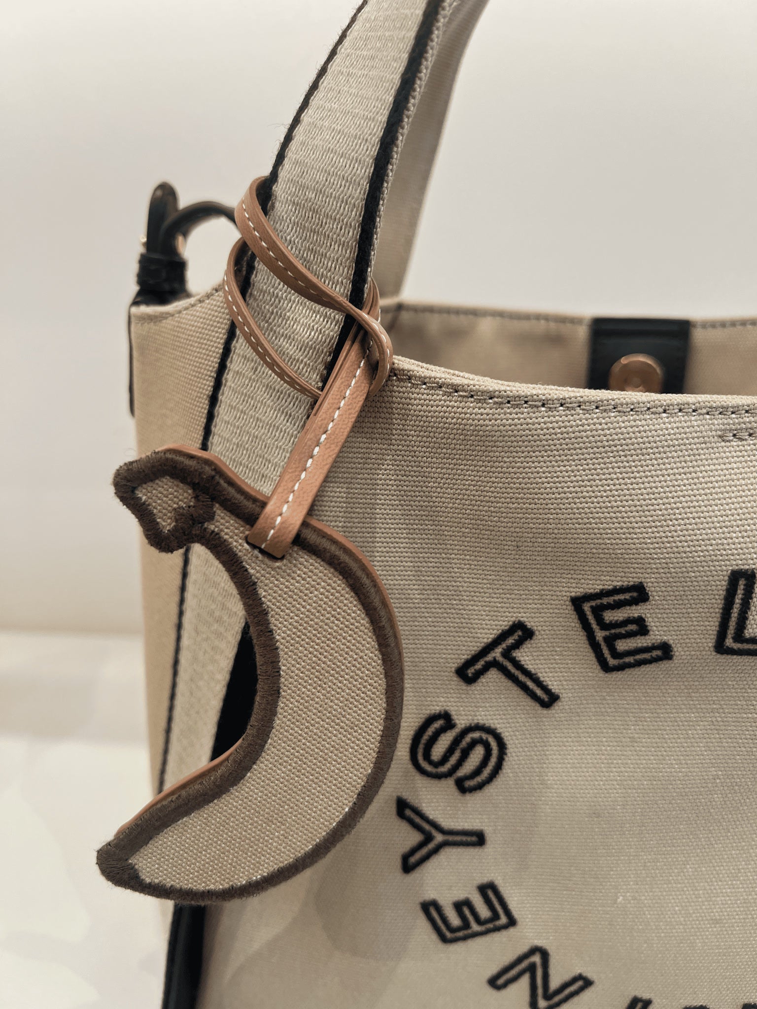 Stella McCartney Damska torebka ekologiczna z haftemStella Mccartney