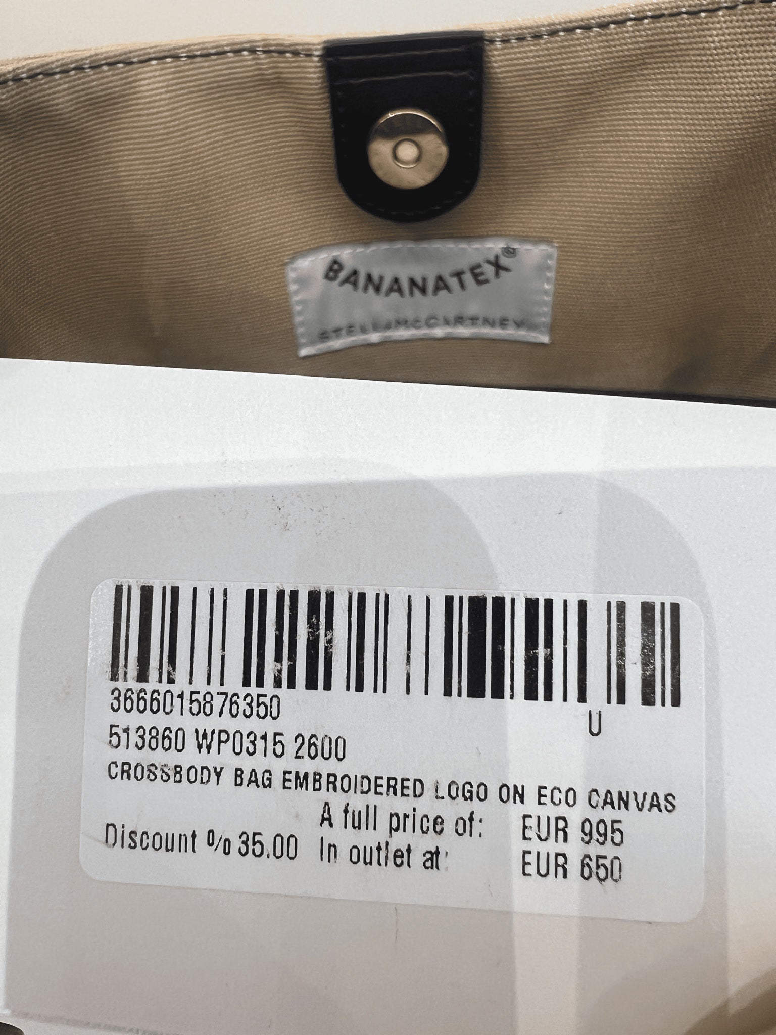 Stella McCartney Damska torebka ekologiczna z haftemStella Mccartney