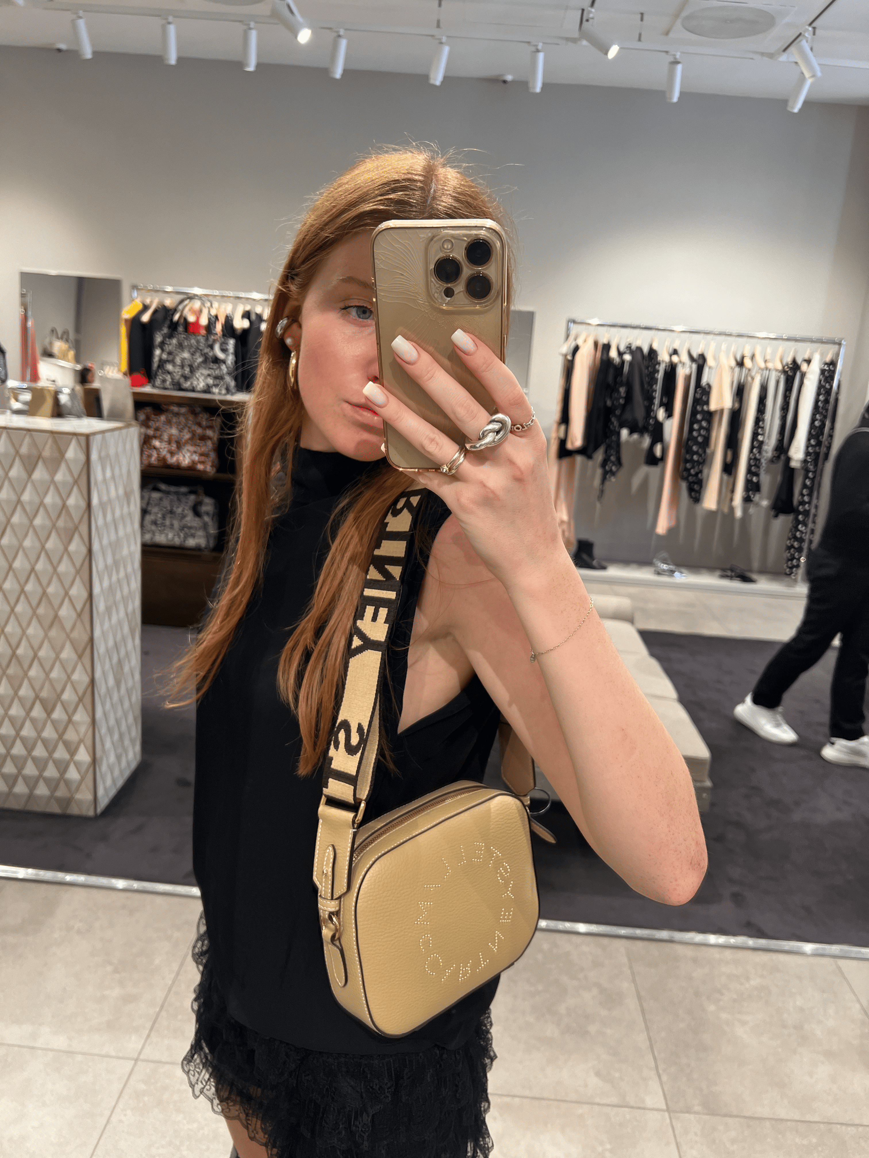 Stella McCartney Damska torebka Logo Camera BagStella Mccartney