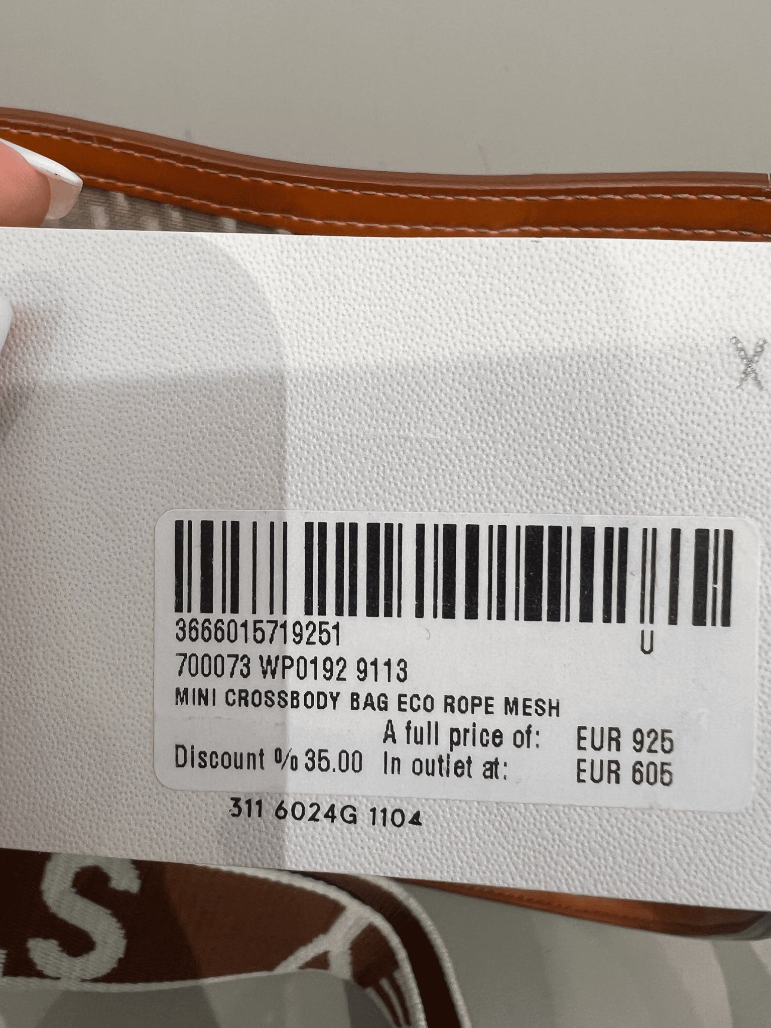 Stella McCartney Damska torebka Mini Crossbody Eco RopeStella Mccartney