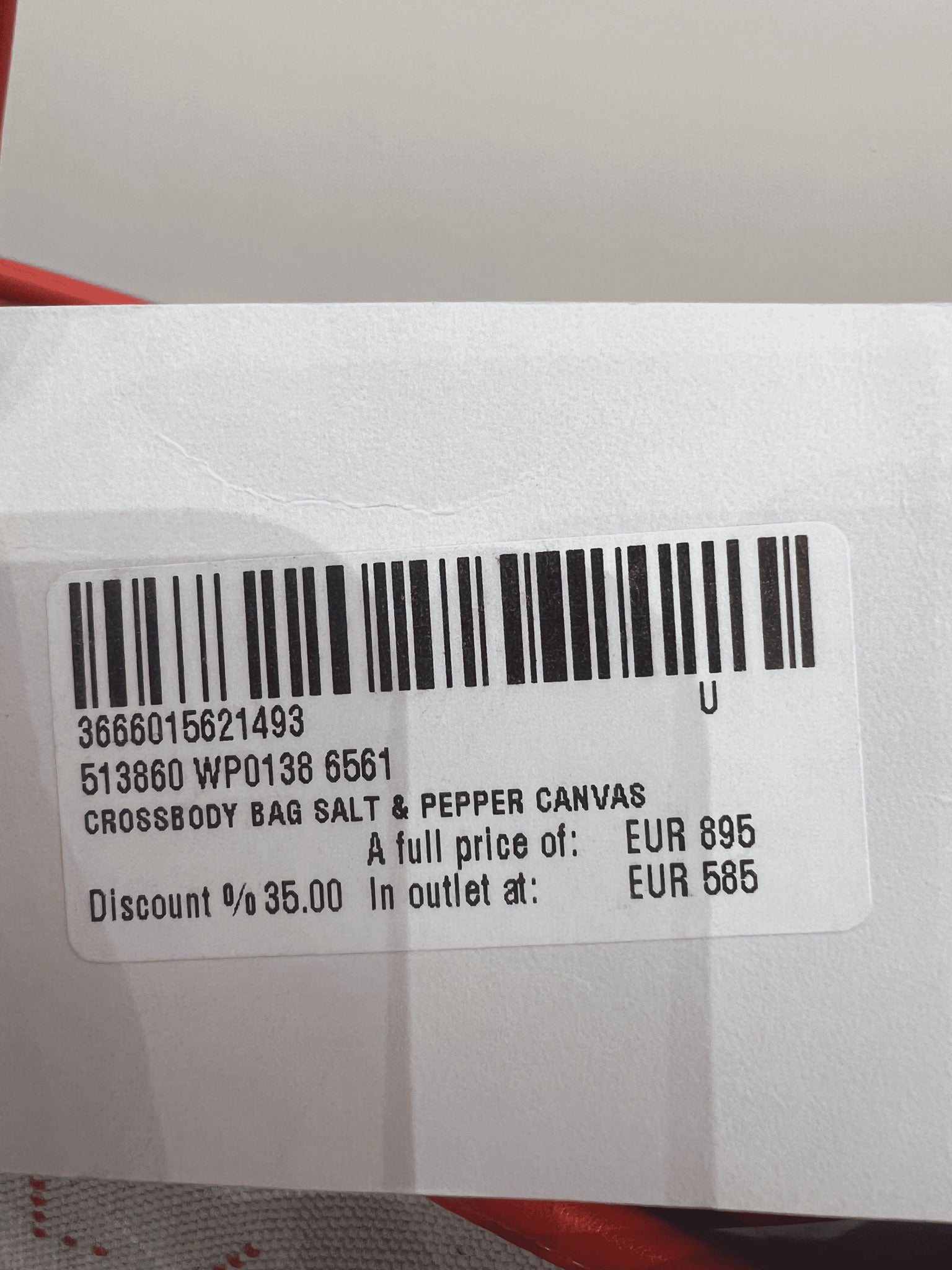 Stella McCartney Damska torebka na ramię canvas Salt & PepperStella Mccartney