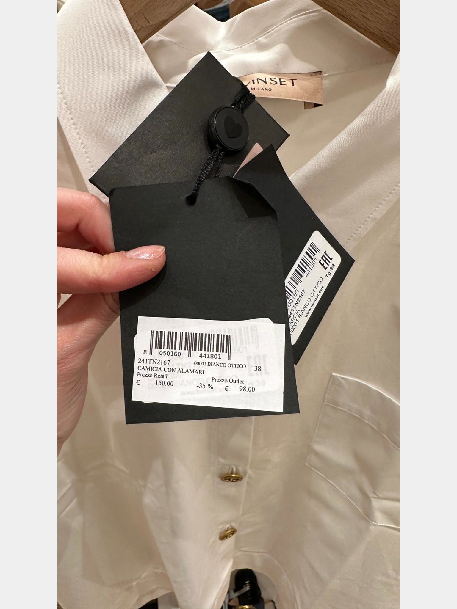 Twinset Camicia Con AlamariTwinset