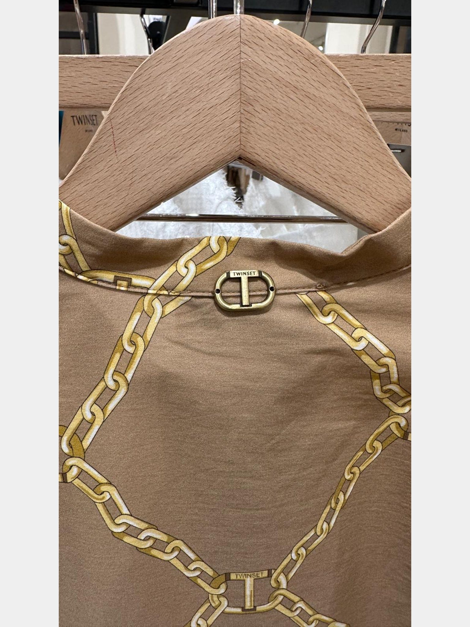 Twinset Camicia Mil In Popeline StampataTwinset