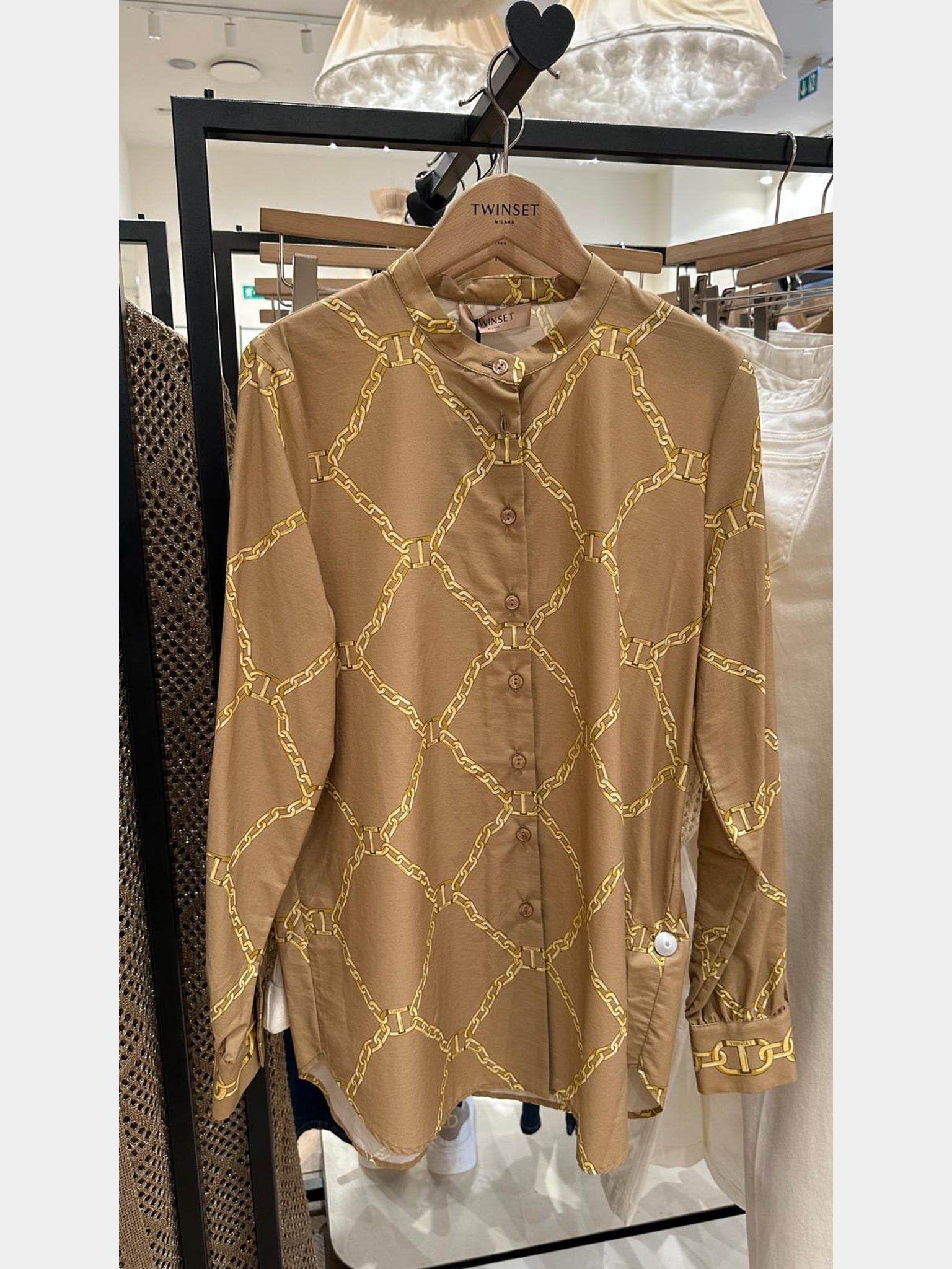 Twinset Camicia Mil In Popeline StampataTwinset