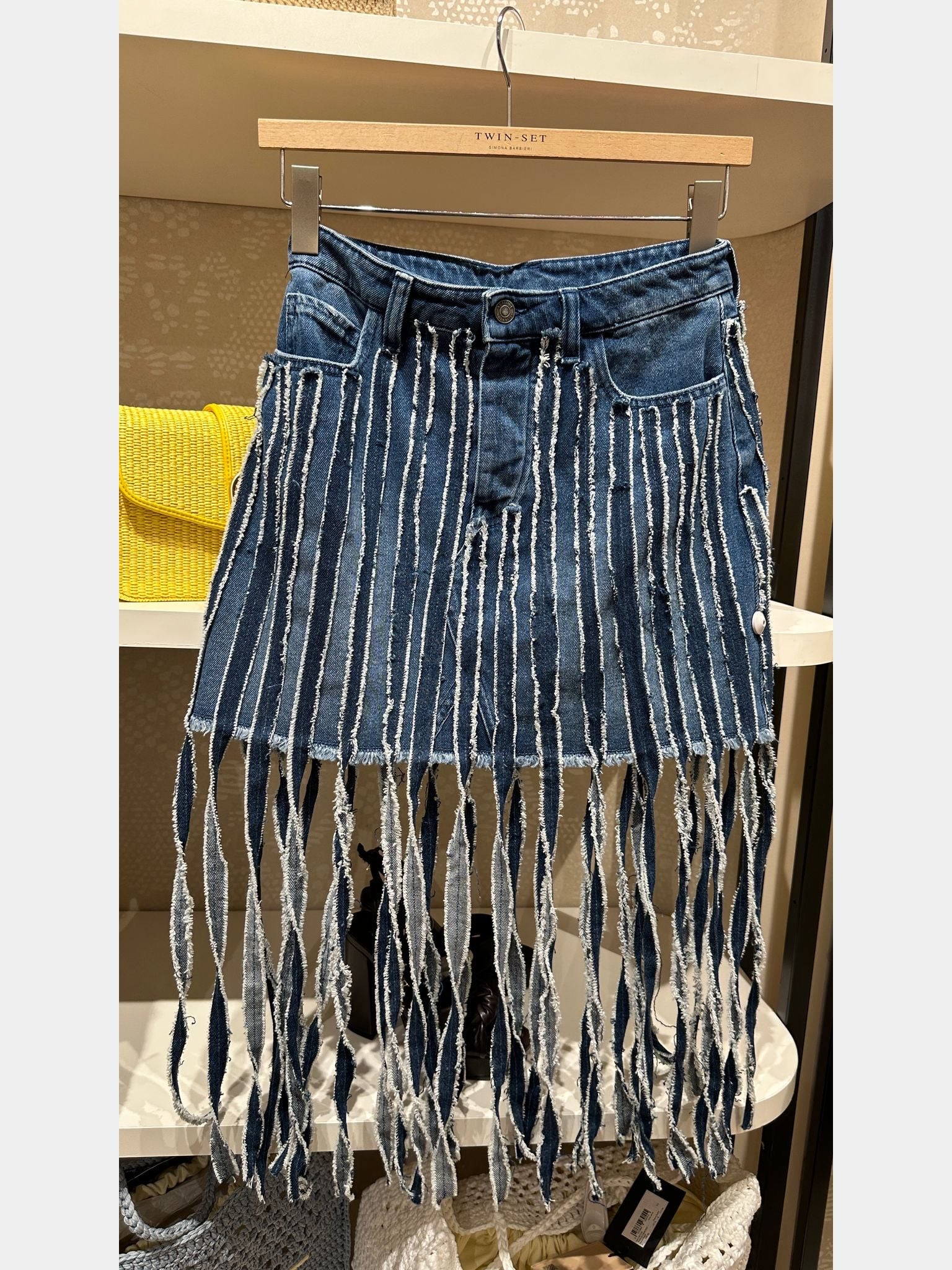 Twinset Minigonna In Denim ScuroTwinset