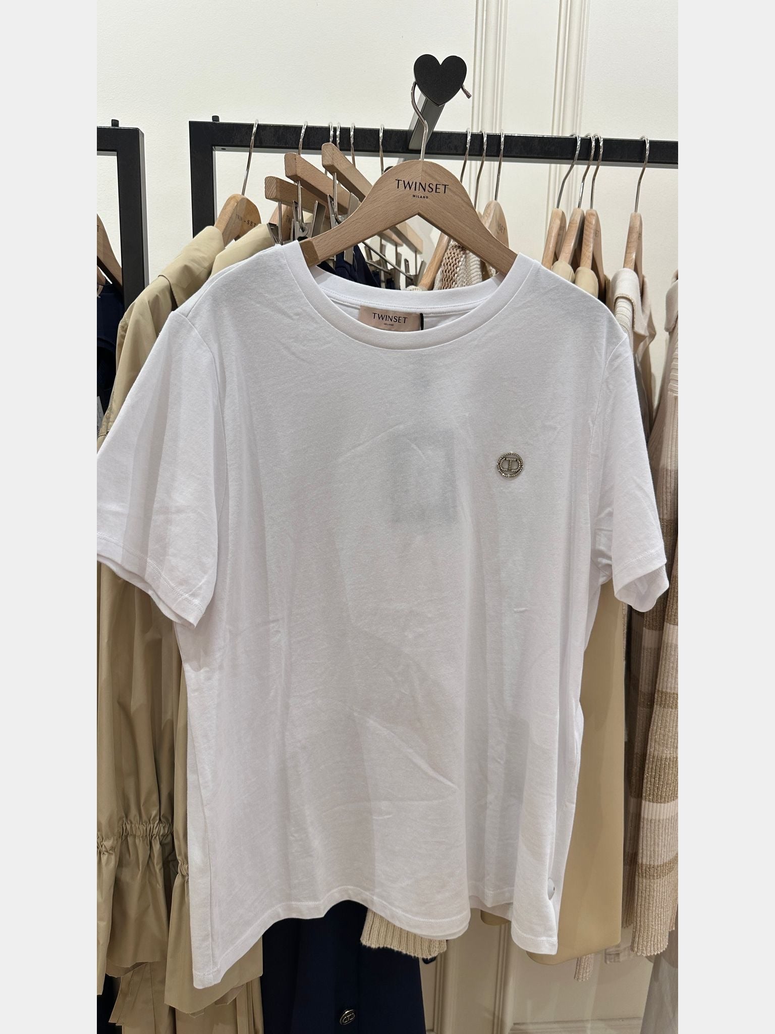 Twinset T - SHIRT CON PLACCHETTATwinset