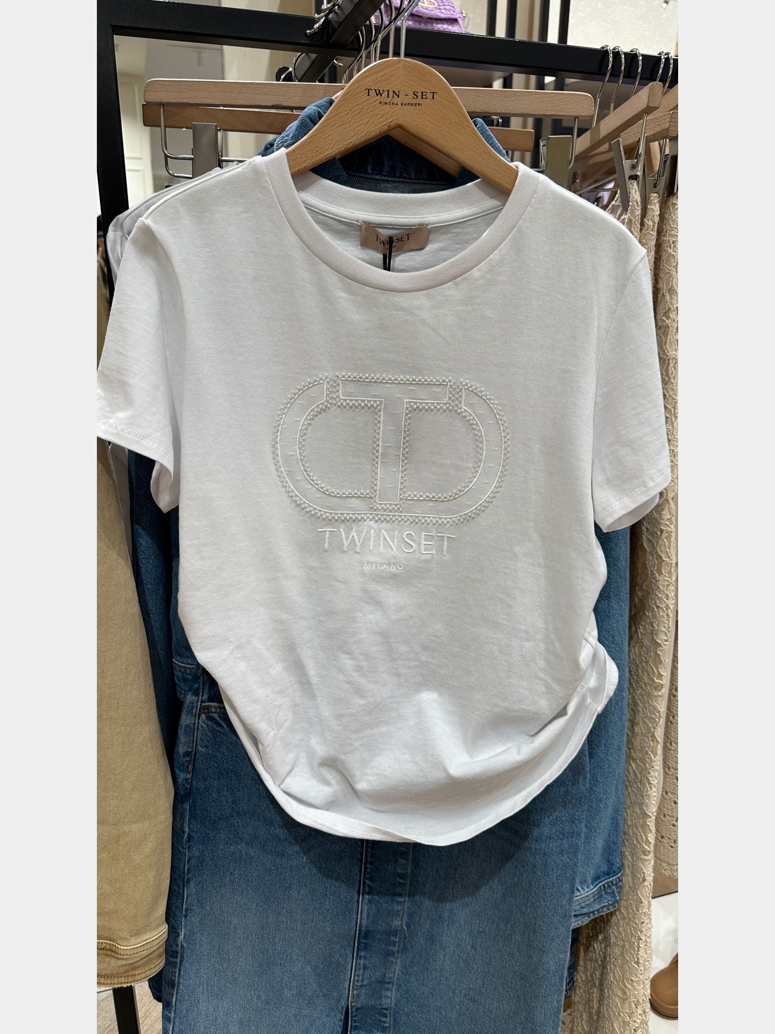 Twinset T - SHIRT C/RICAMOTwinset