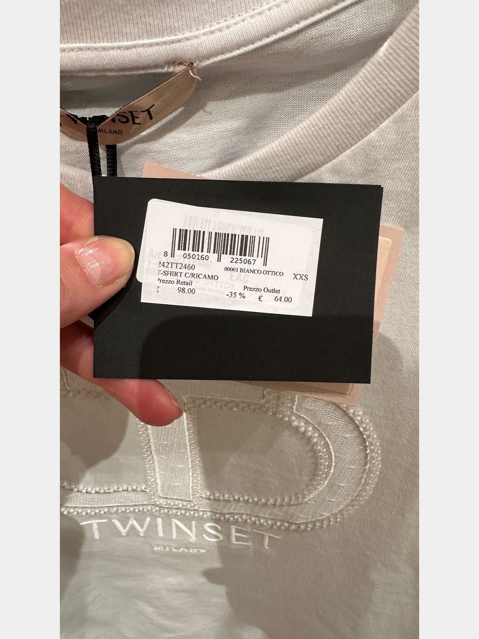 Twinset T - SHIRT C/RICAMOTwinset