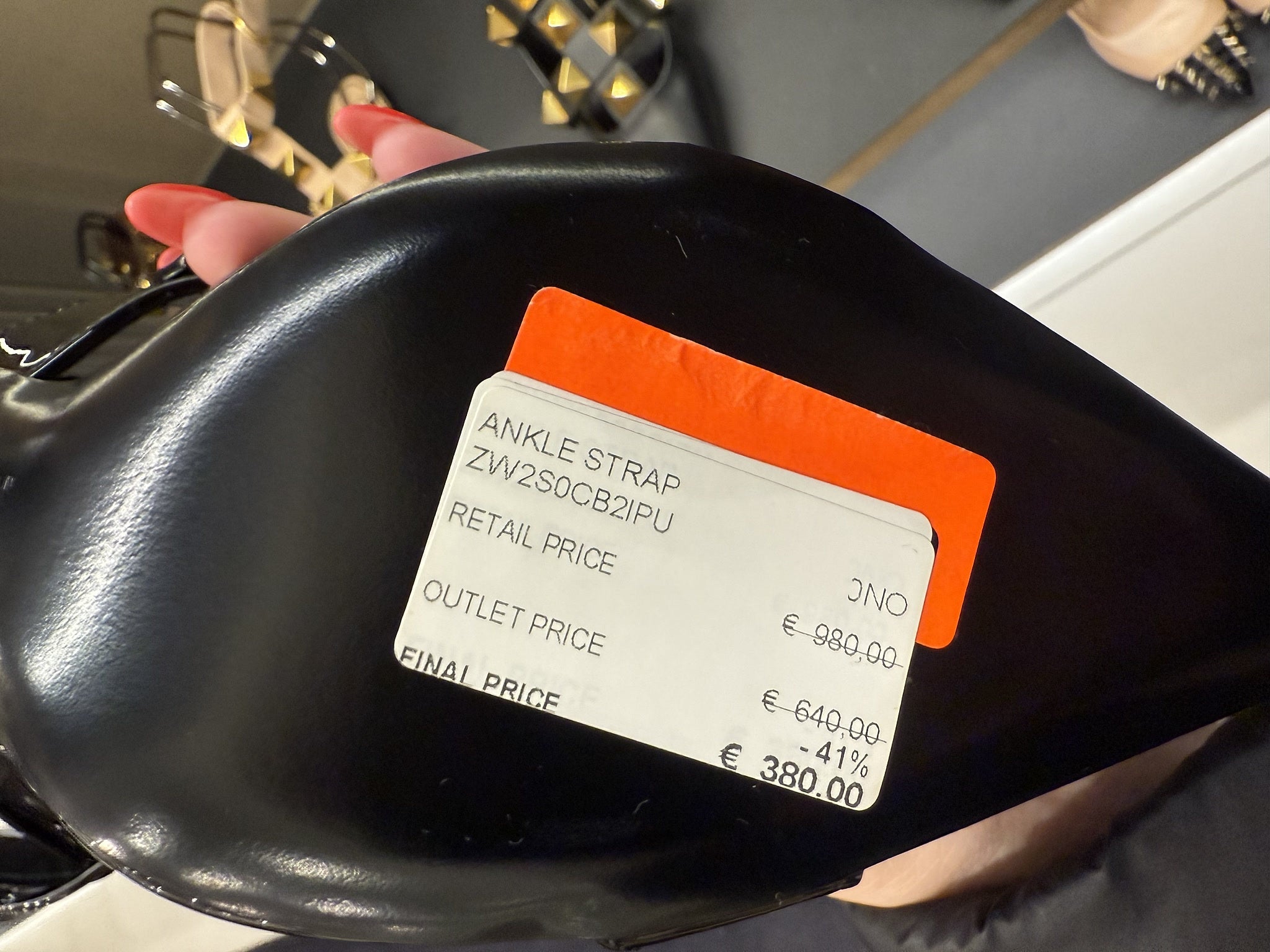 Valentino Ankle Strap BlackValentino