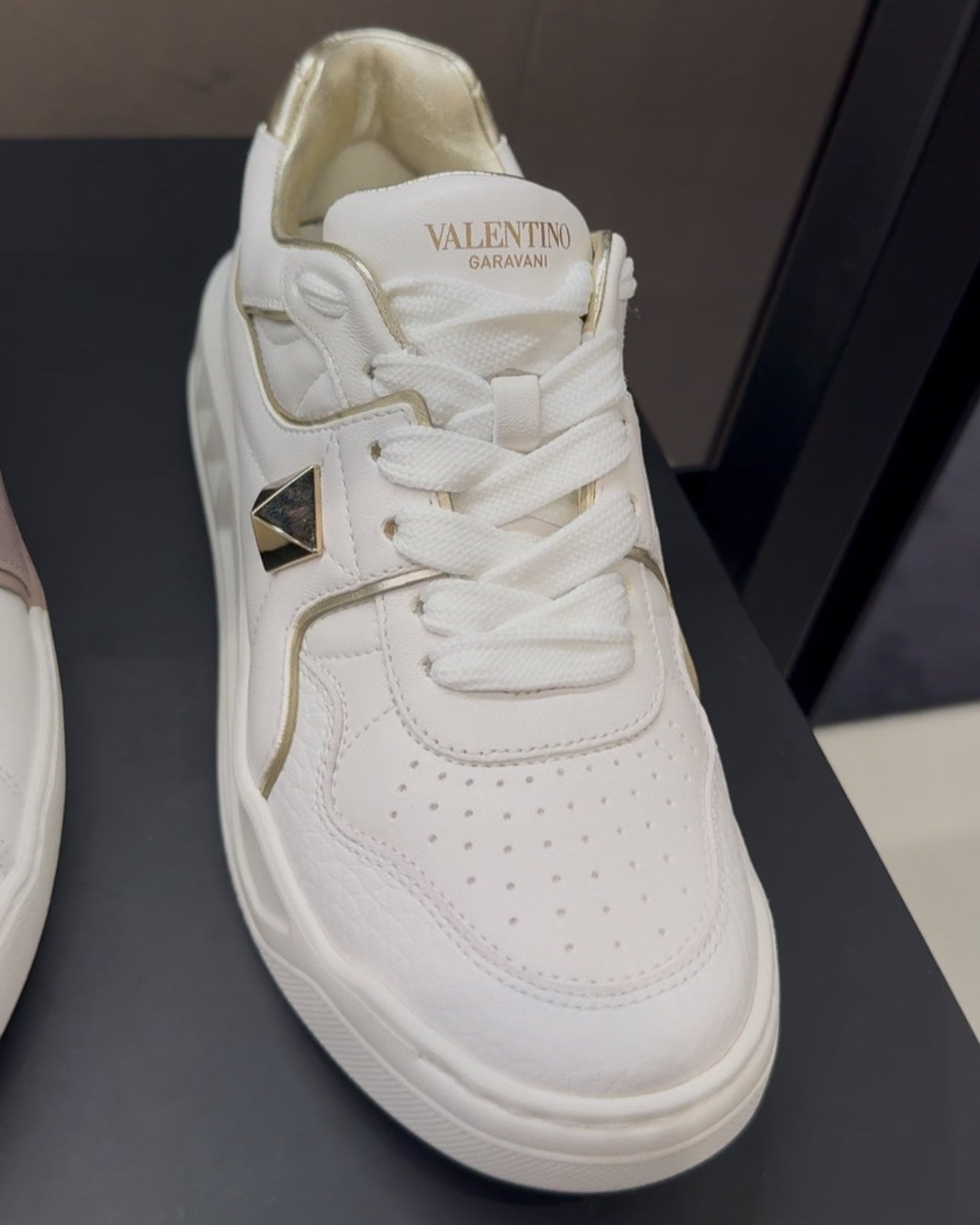 Valentino Backnet Calfskin SneakerValentino