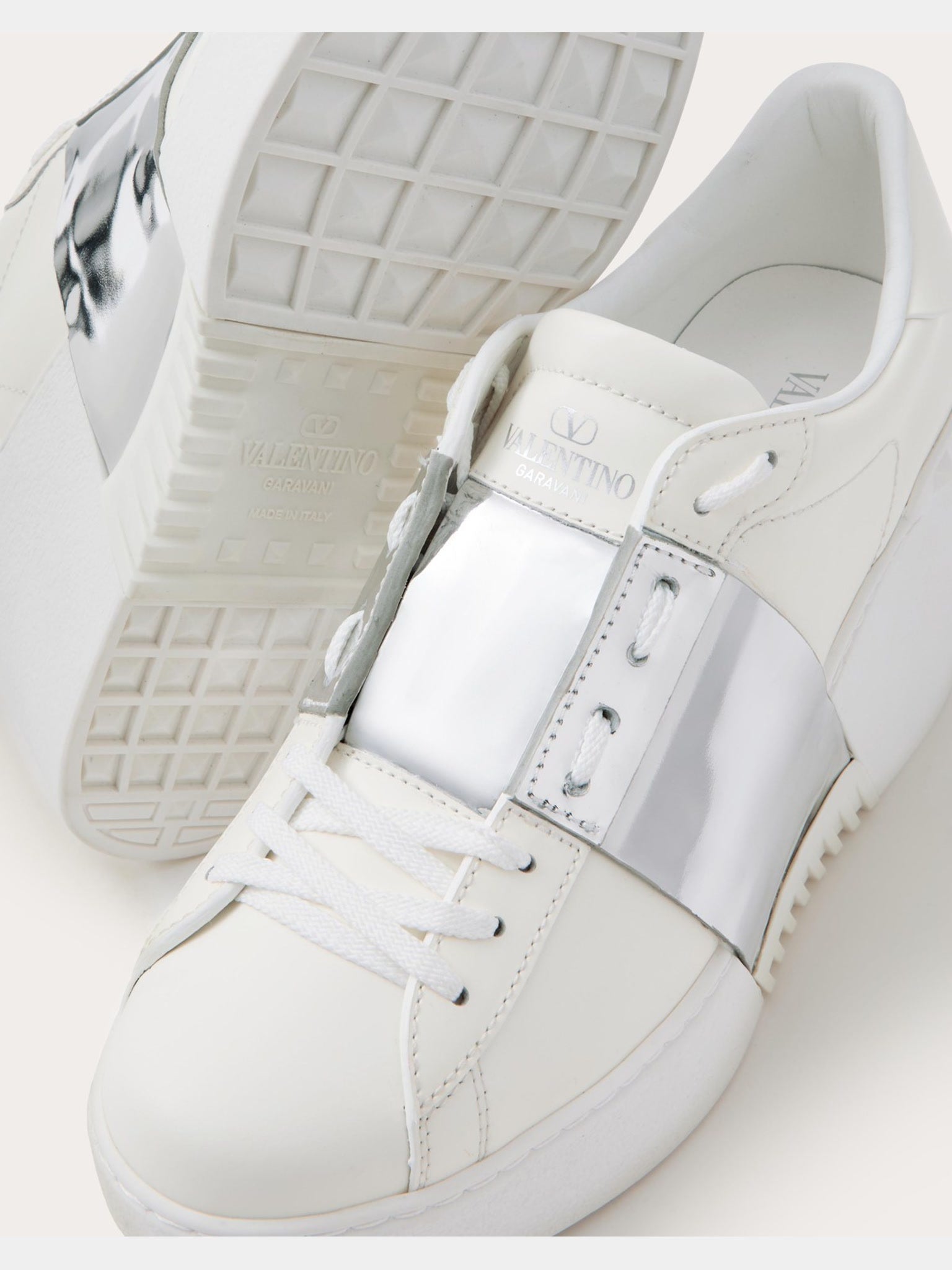 Valentino Damskie Białe Sneakersy 3W2S0HN9BXRCZ7Valentino