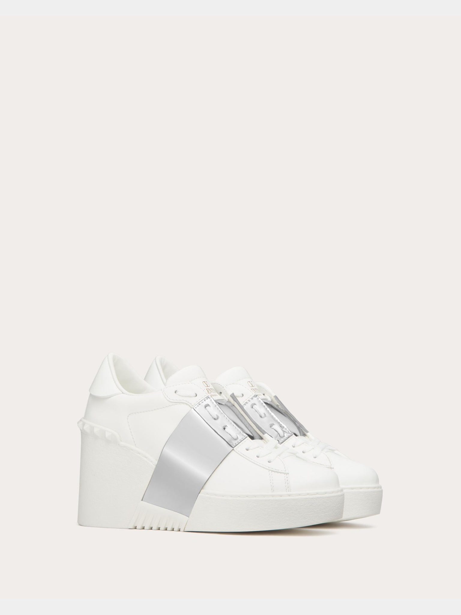 Valentino Damskie Białe Sneakersy 3W2S0HN9BXRCZ7Valentino