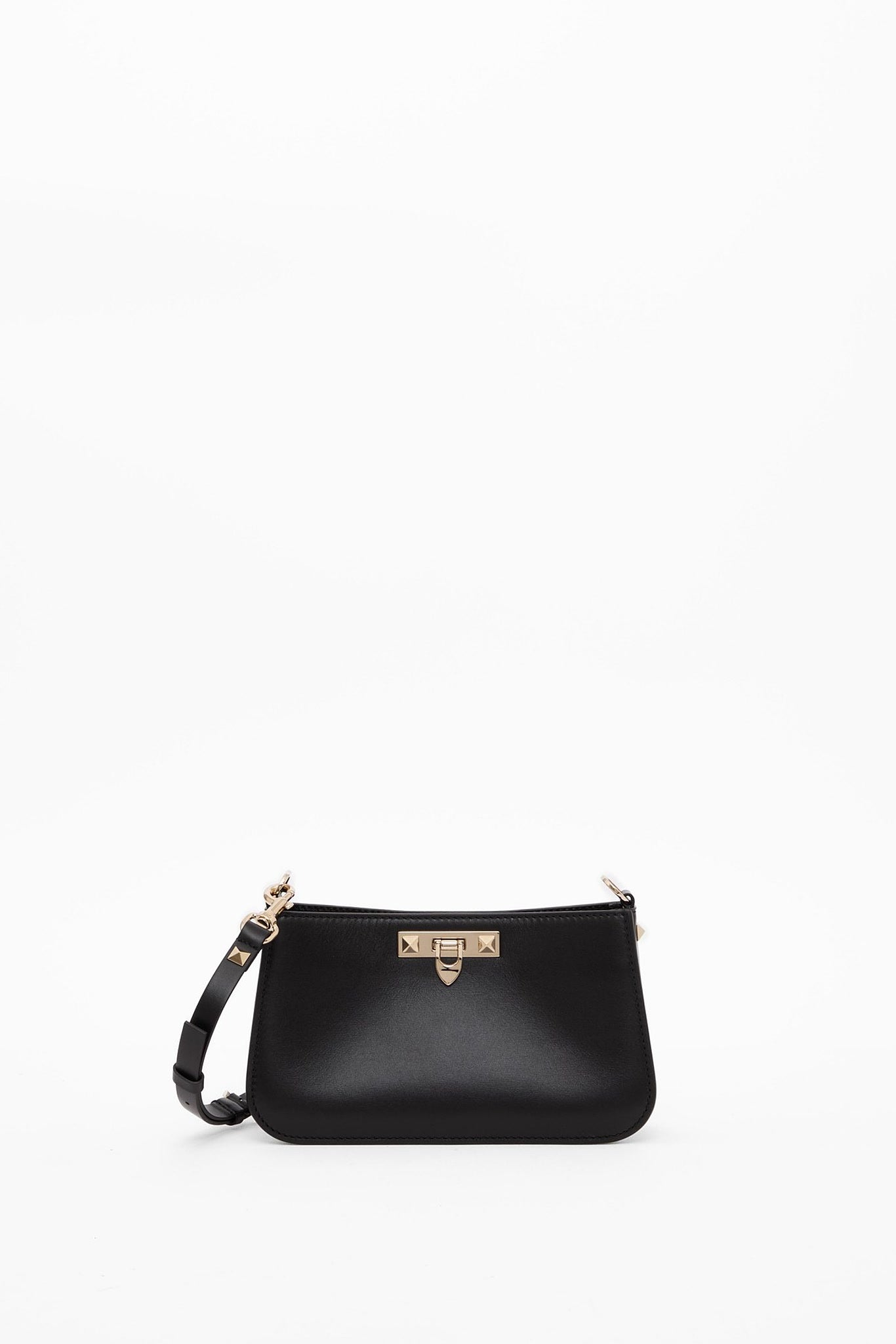 Valentino Rockstud Fierce Small Calfskin Shoulder BagValentino
