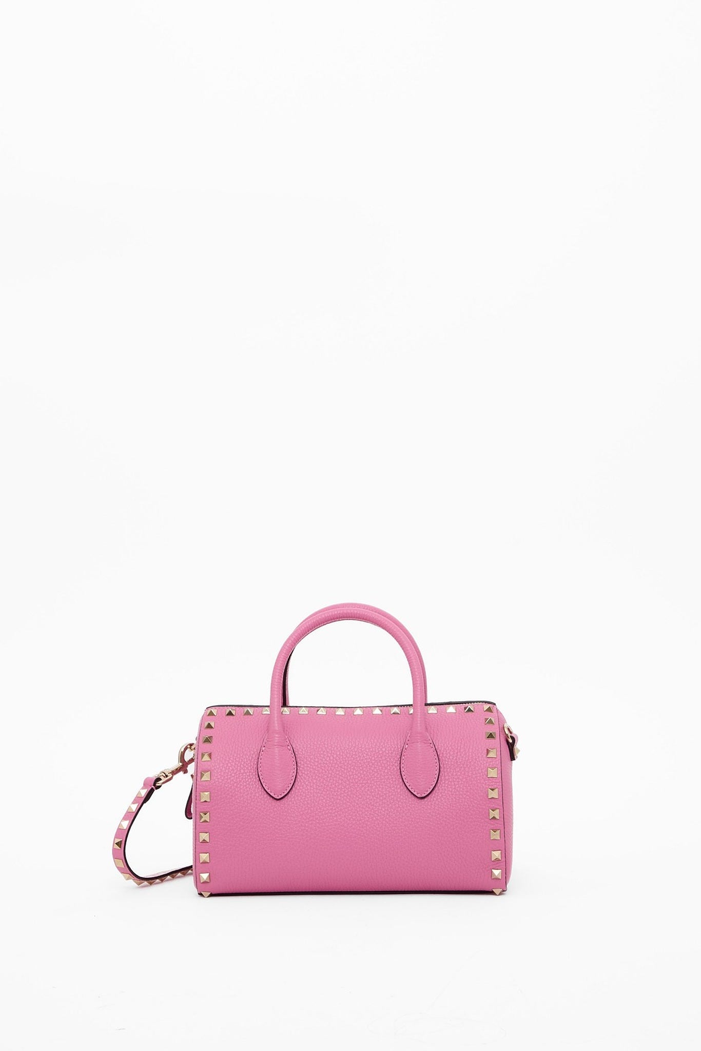 Valentino Rockstud Grainy Calfskin HandbagValentino