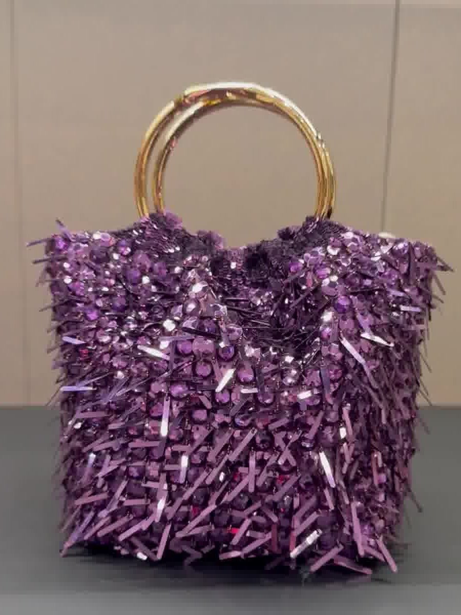 Valentino Small Carry Secrets Embroidered Bucket BagValentino