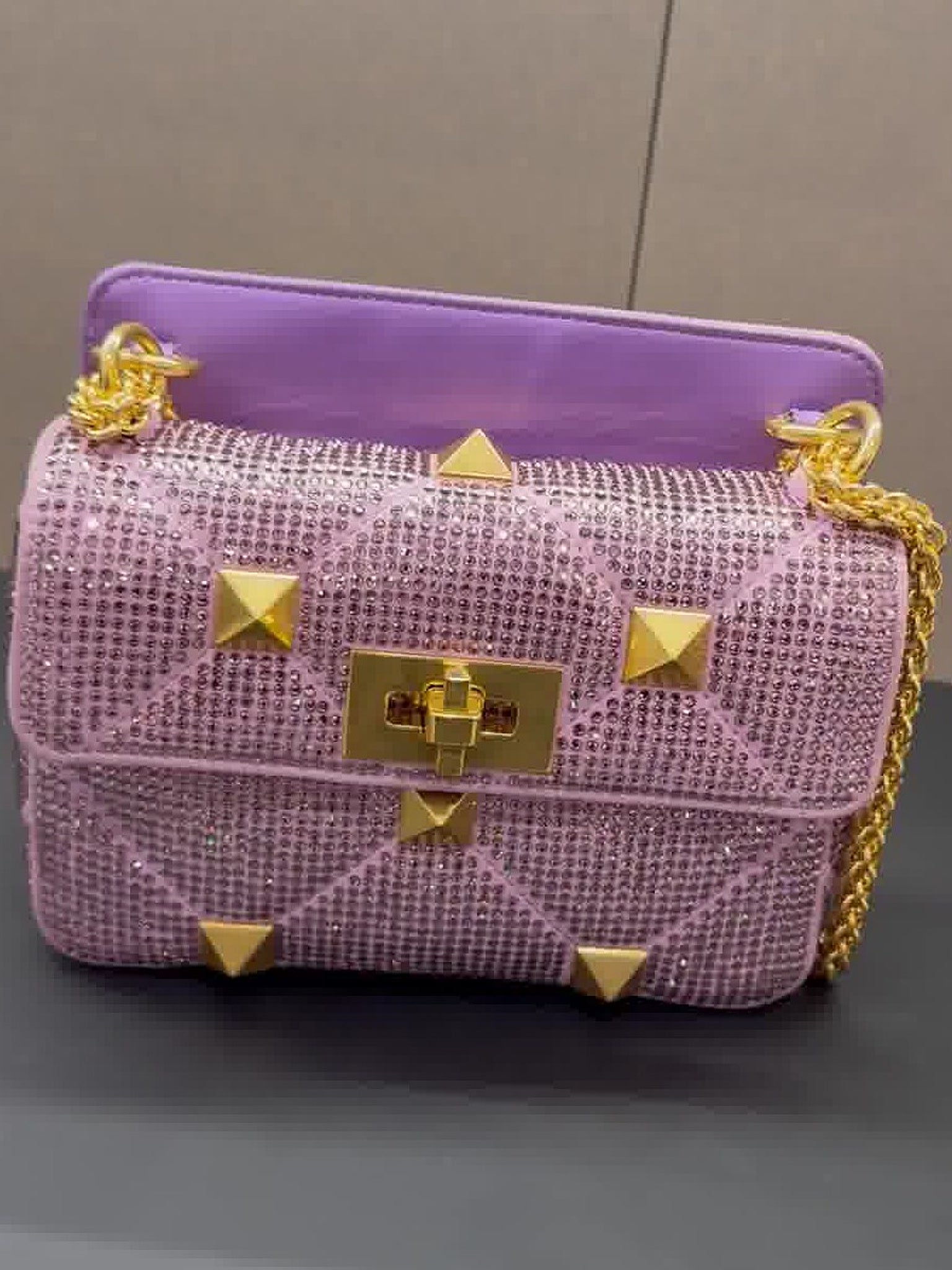 Valentino Small Roman Stud Shoulder BagValentino