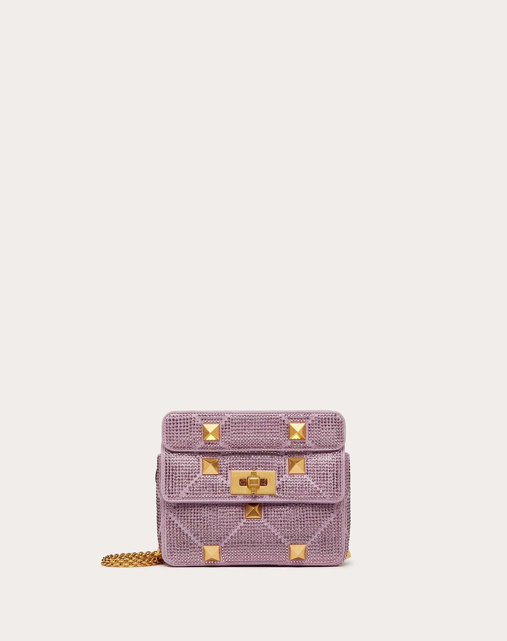 Valentino Small Roman Stud Shoulder BagValentino