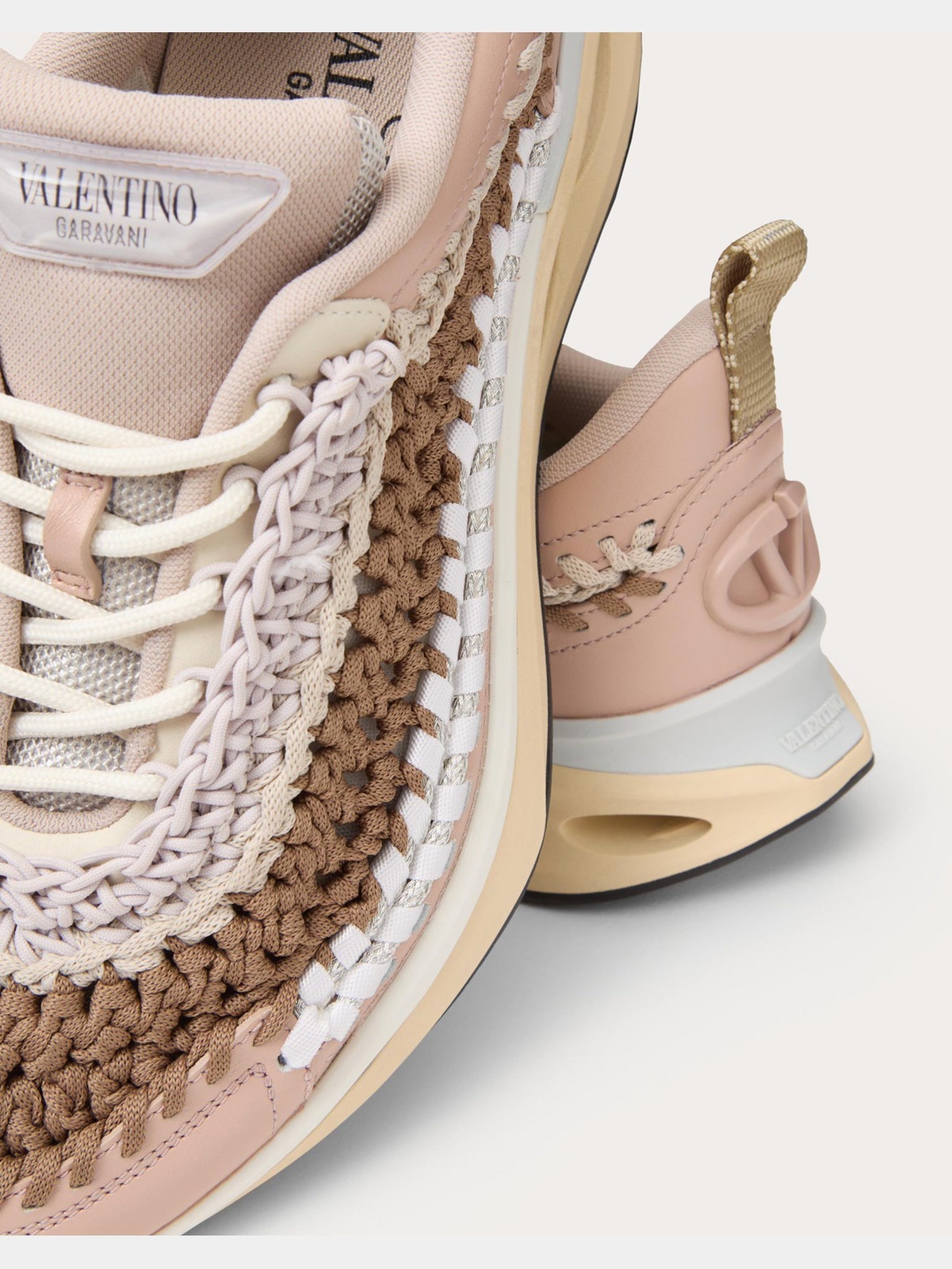 Valentino Sneakers Damskie Kaki 36 - 40 VLogo EasyknotValentino
