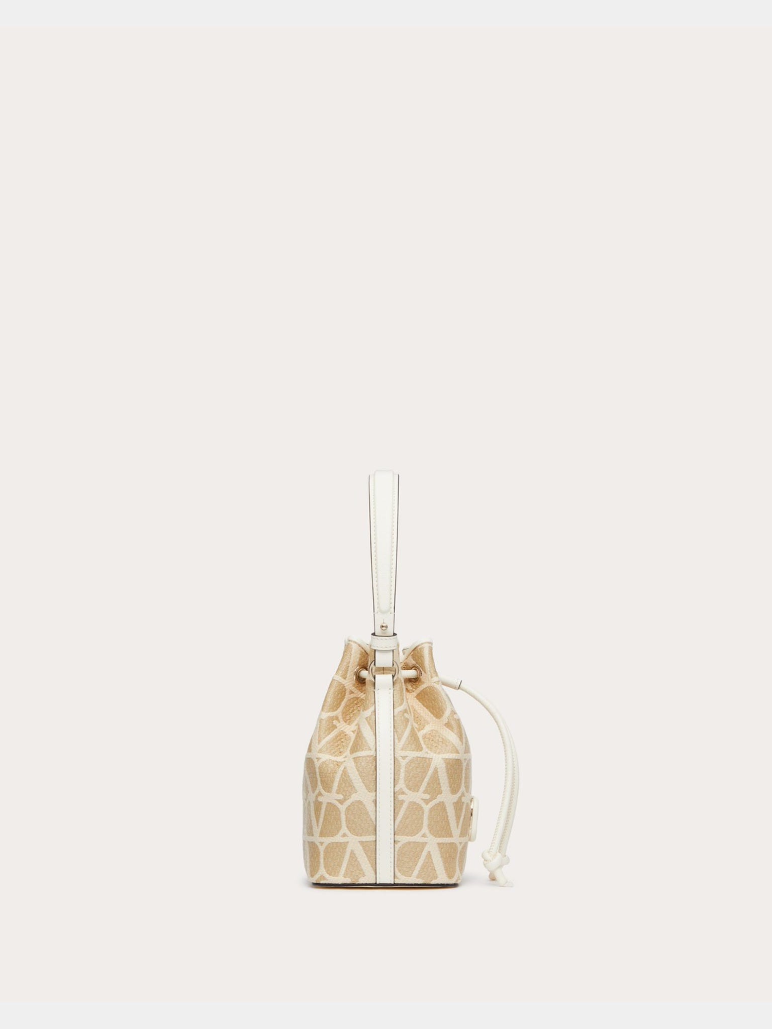 Valentino Torebka damska Mini Bucket VLogo Naturale/Ivory 4W2PDZ440DHYT3Valentino