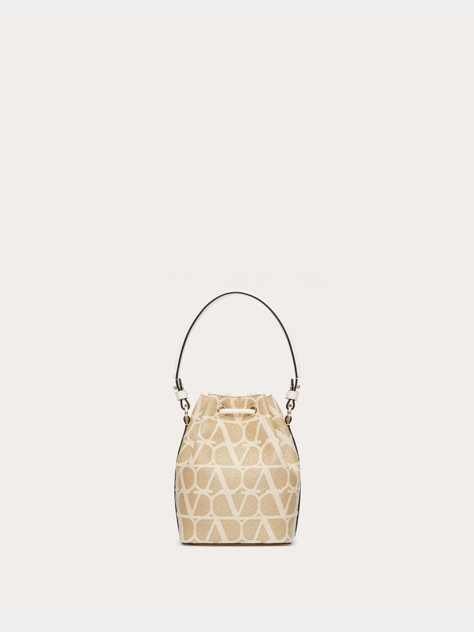 Valentino Torebka damska Mini Bucket VLogo Naturale/Ivory 4W2PDZ440DHYT3Valentino