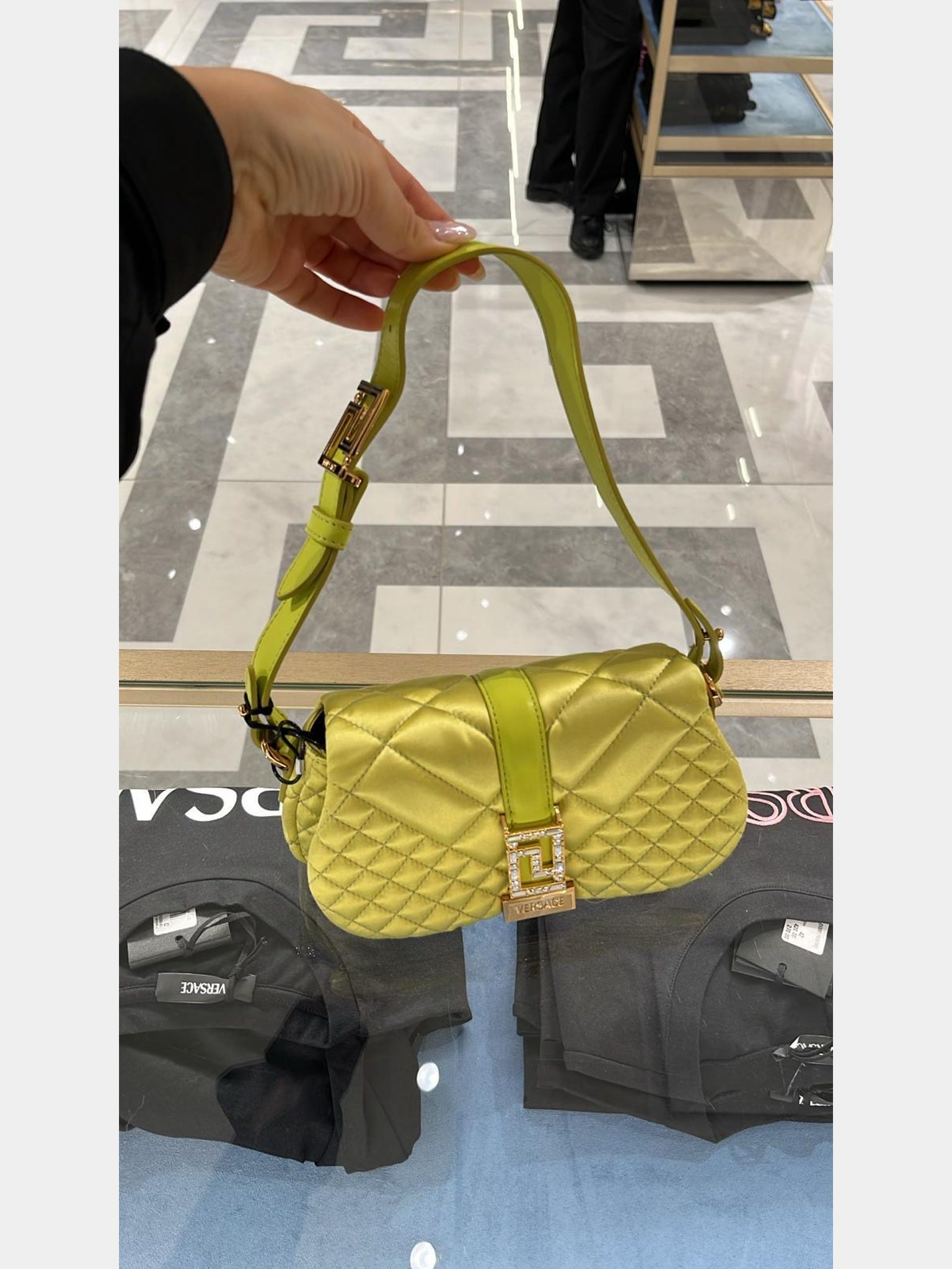 Versace Bags Raso Trapuntato Nappa StrVersace