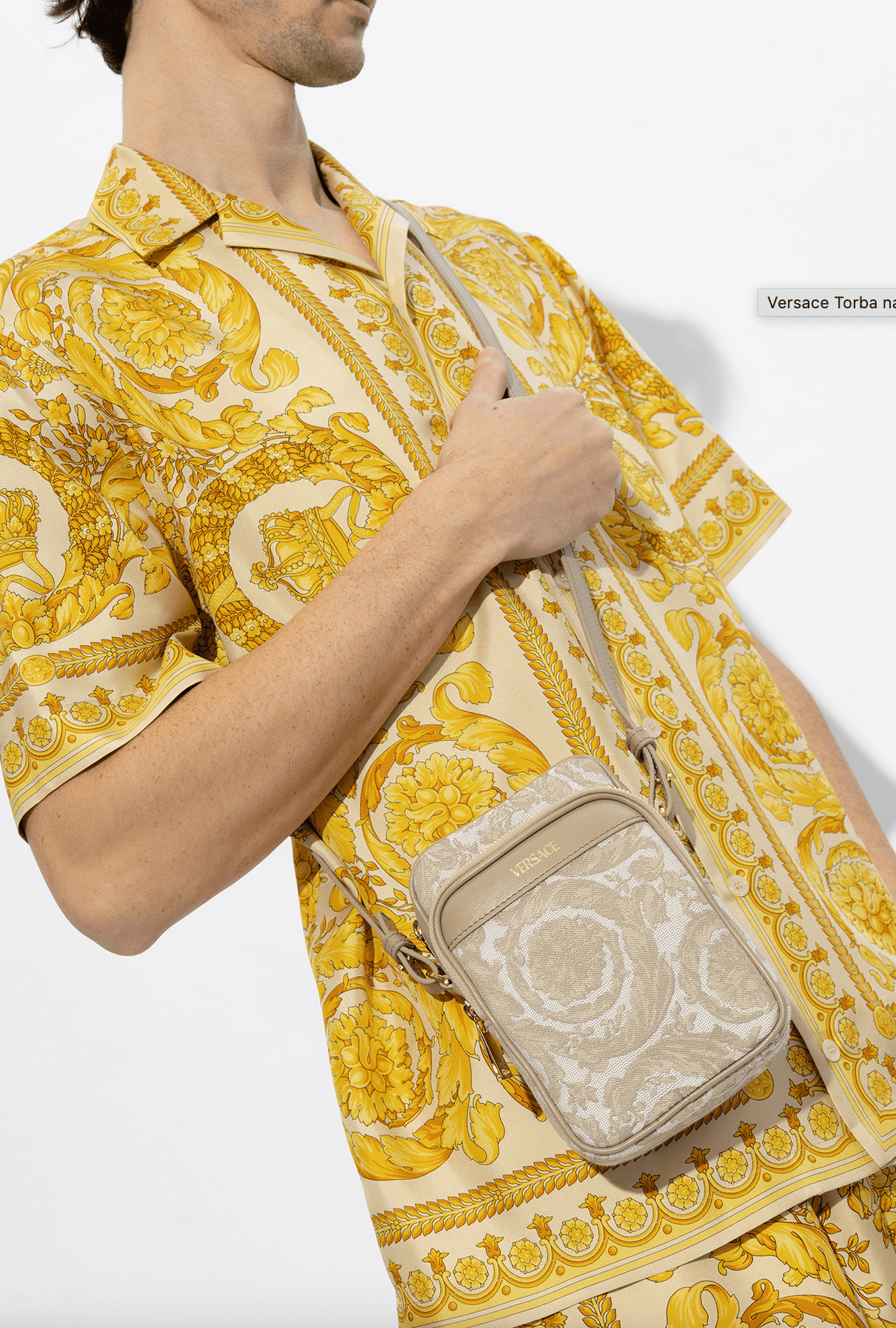 Versace Bags Tessuto Jacquard + VitelloVersace