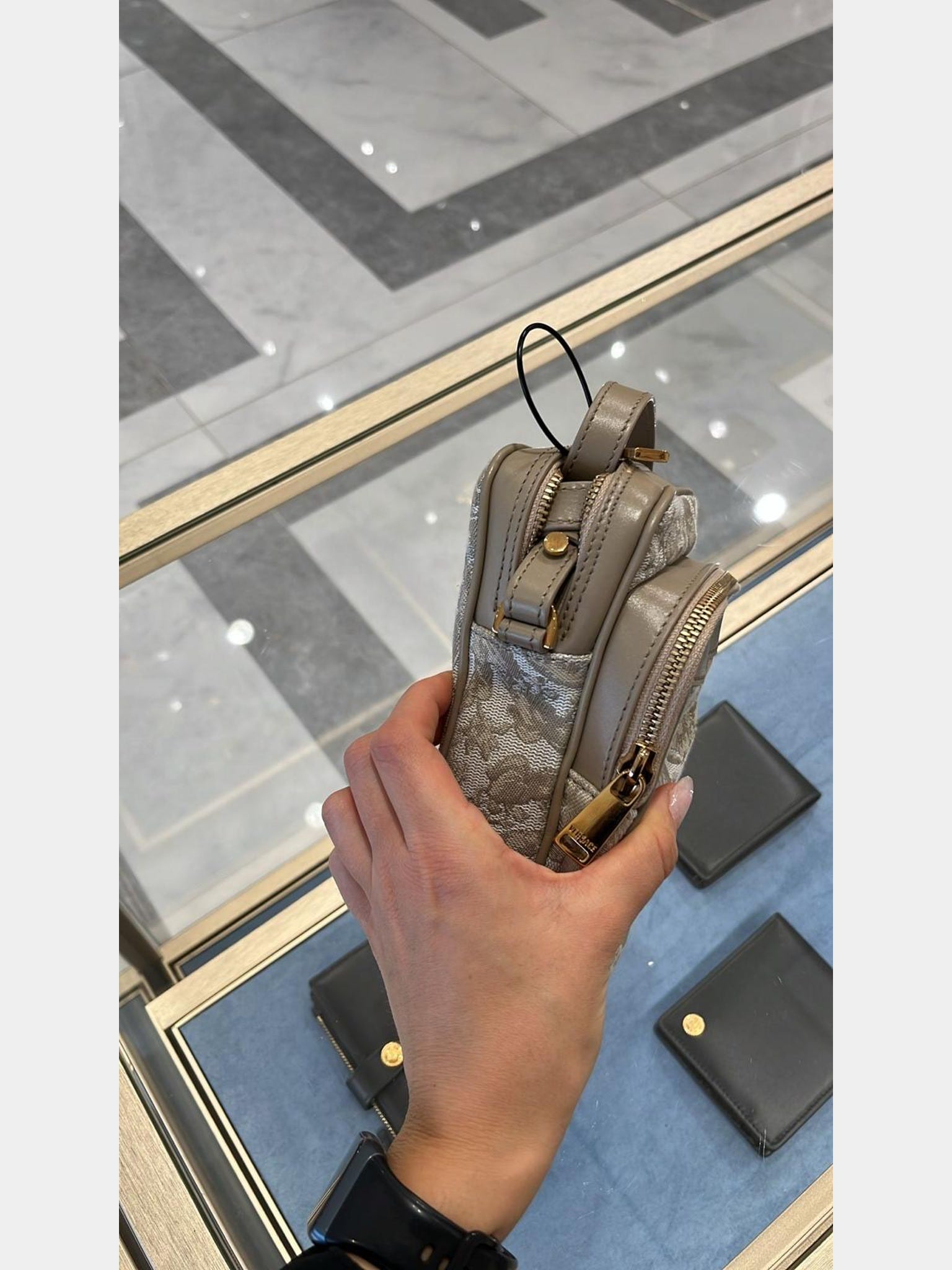 Versace Bags Tessuto Jacquard + VitelloVersace