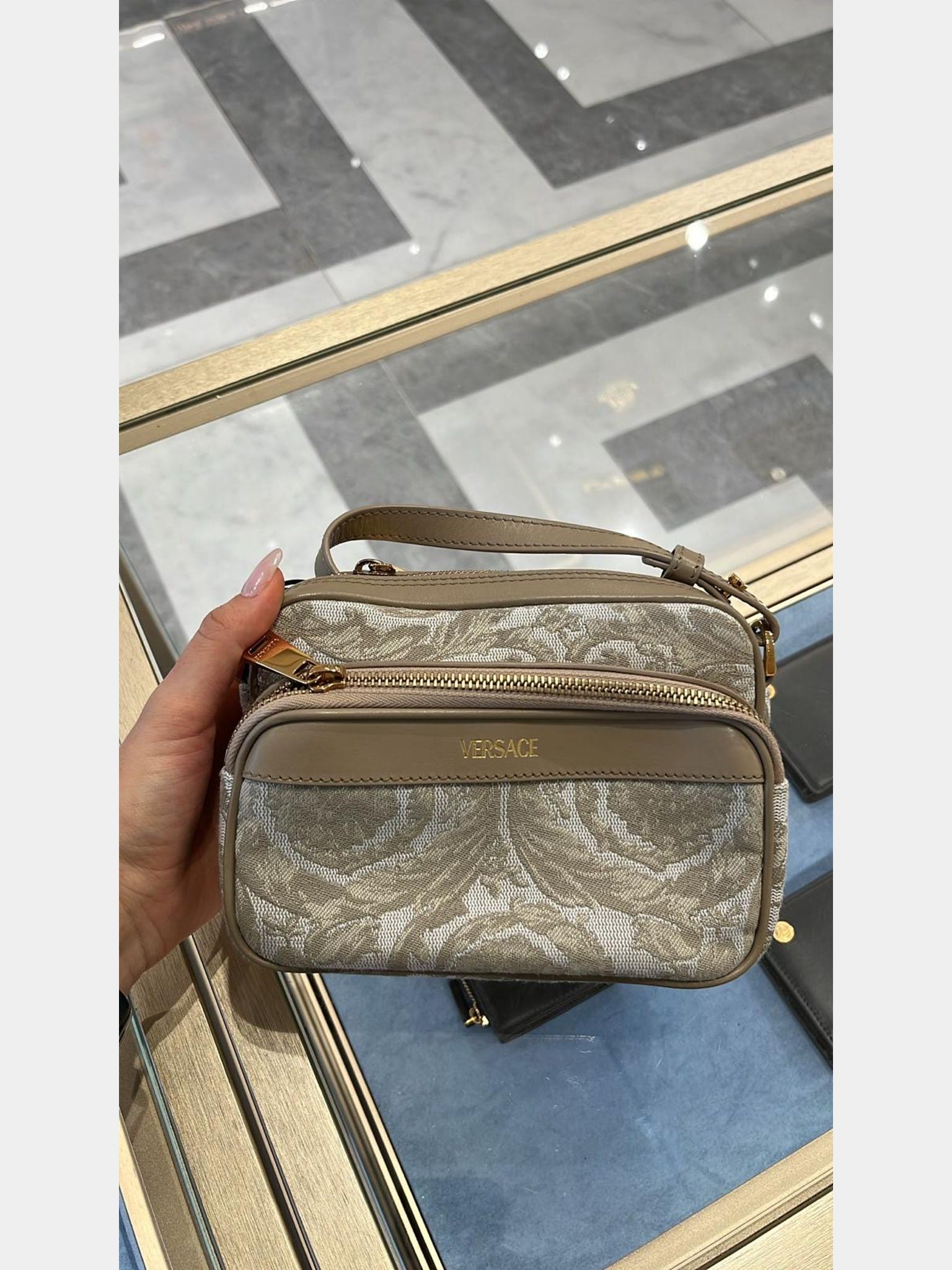 Versace Bags Tessuto Jacquard + VitelloVersace