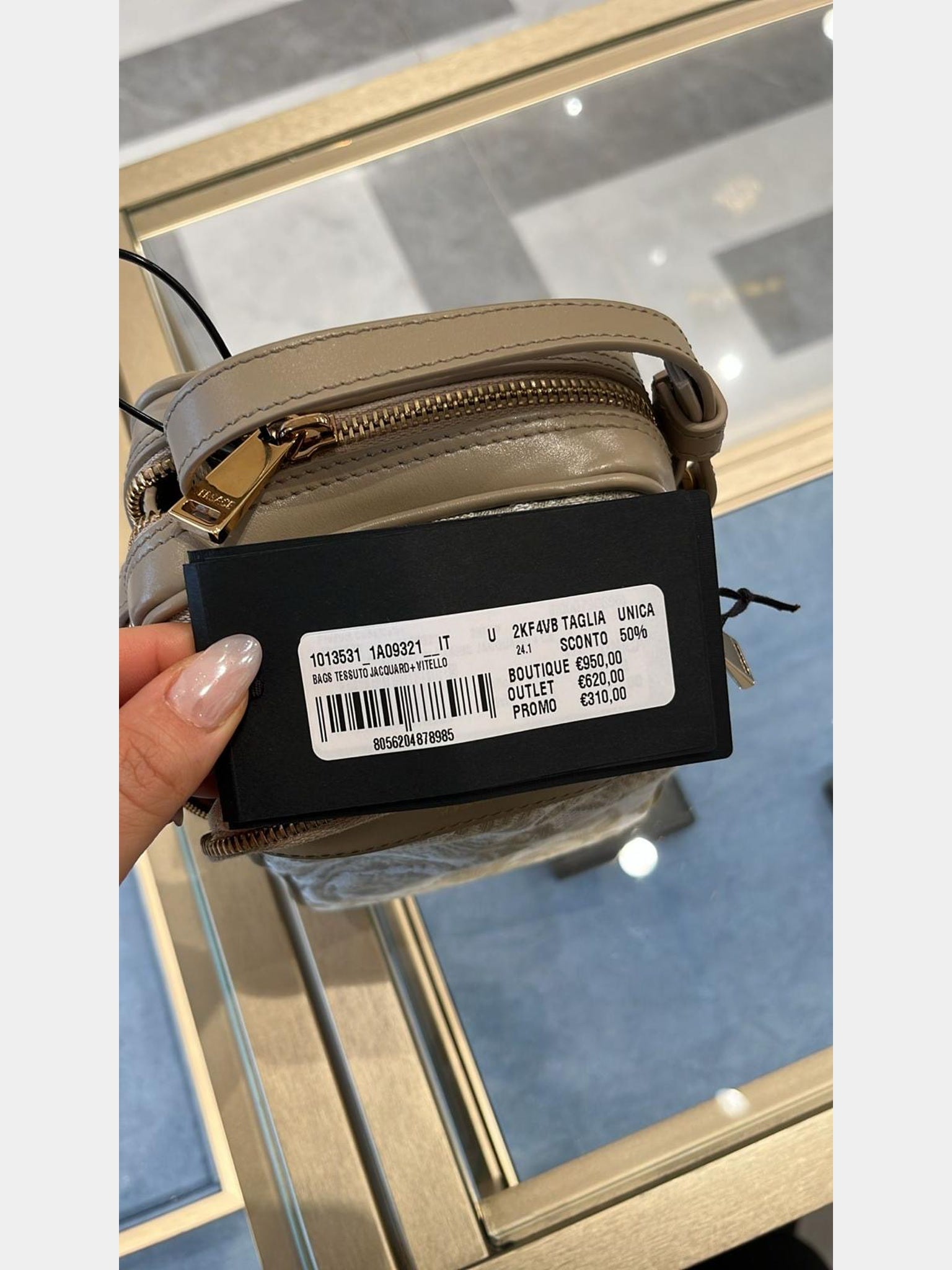 Versace Bags Tessuto Jacquard + VitelloVersace