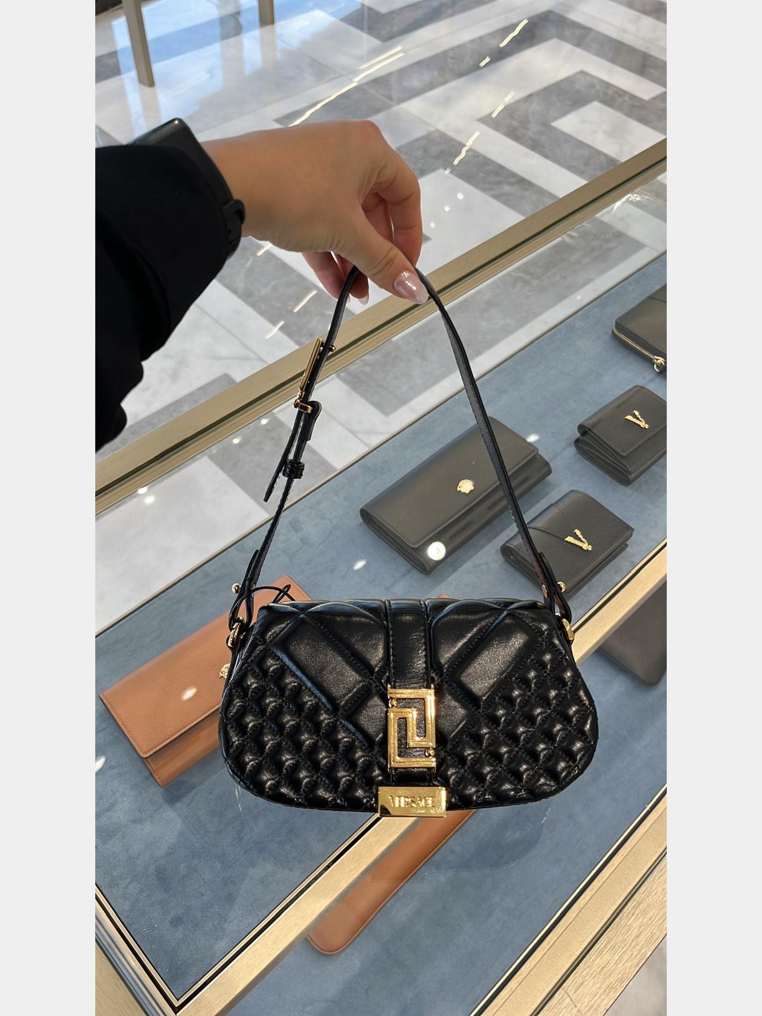 Versace Bags Vitello TrapuntatoVersace