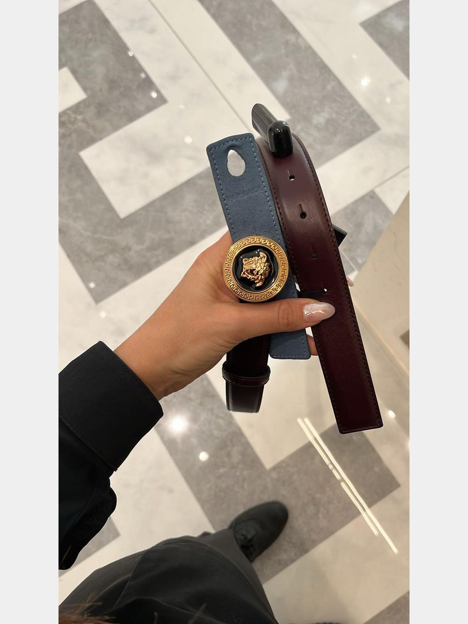 Versace Belt VitelloVersace