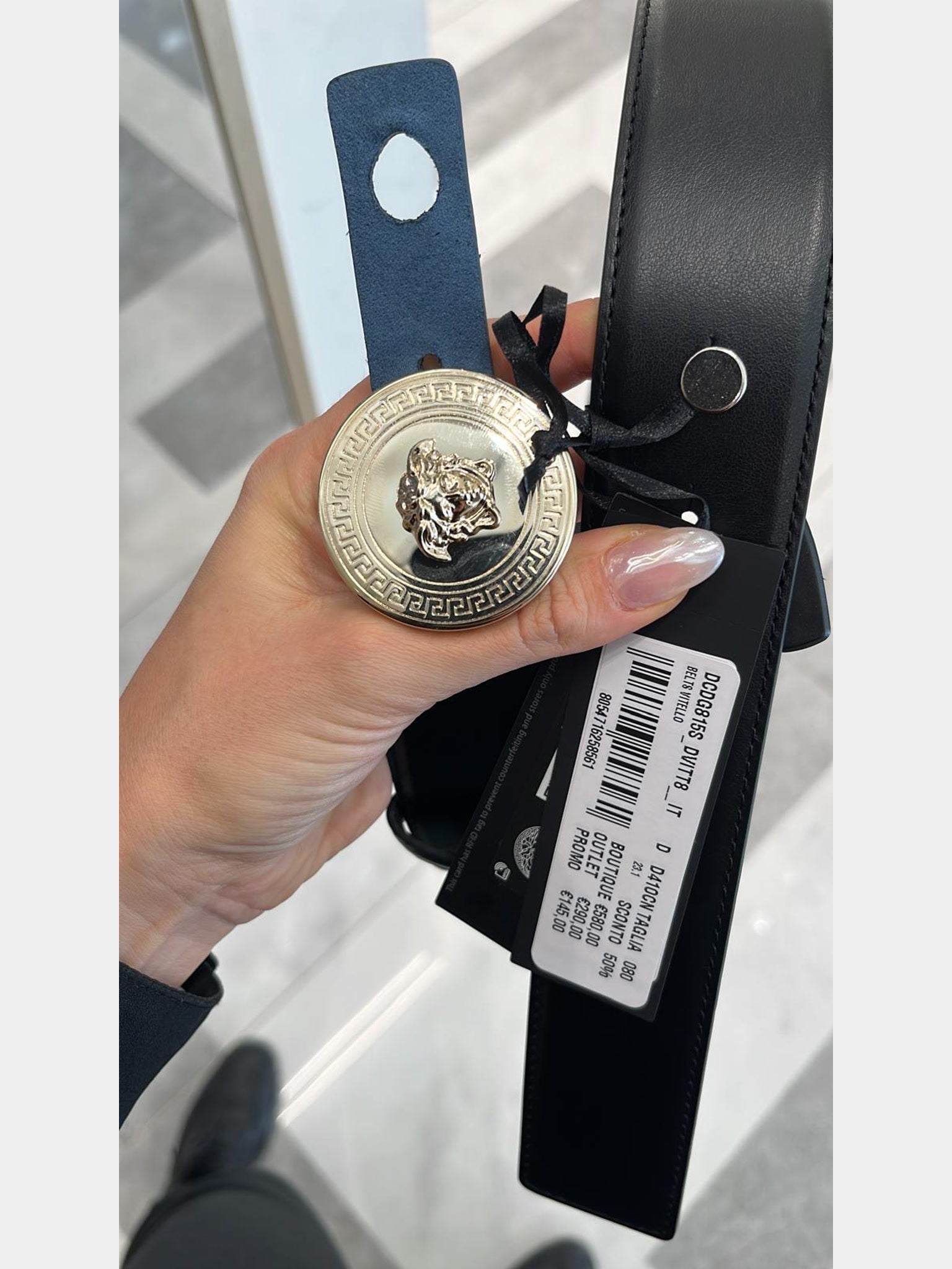 Versace Belt VitelloVersace