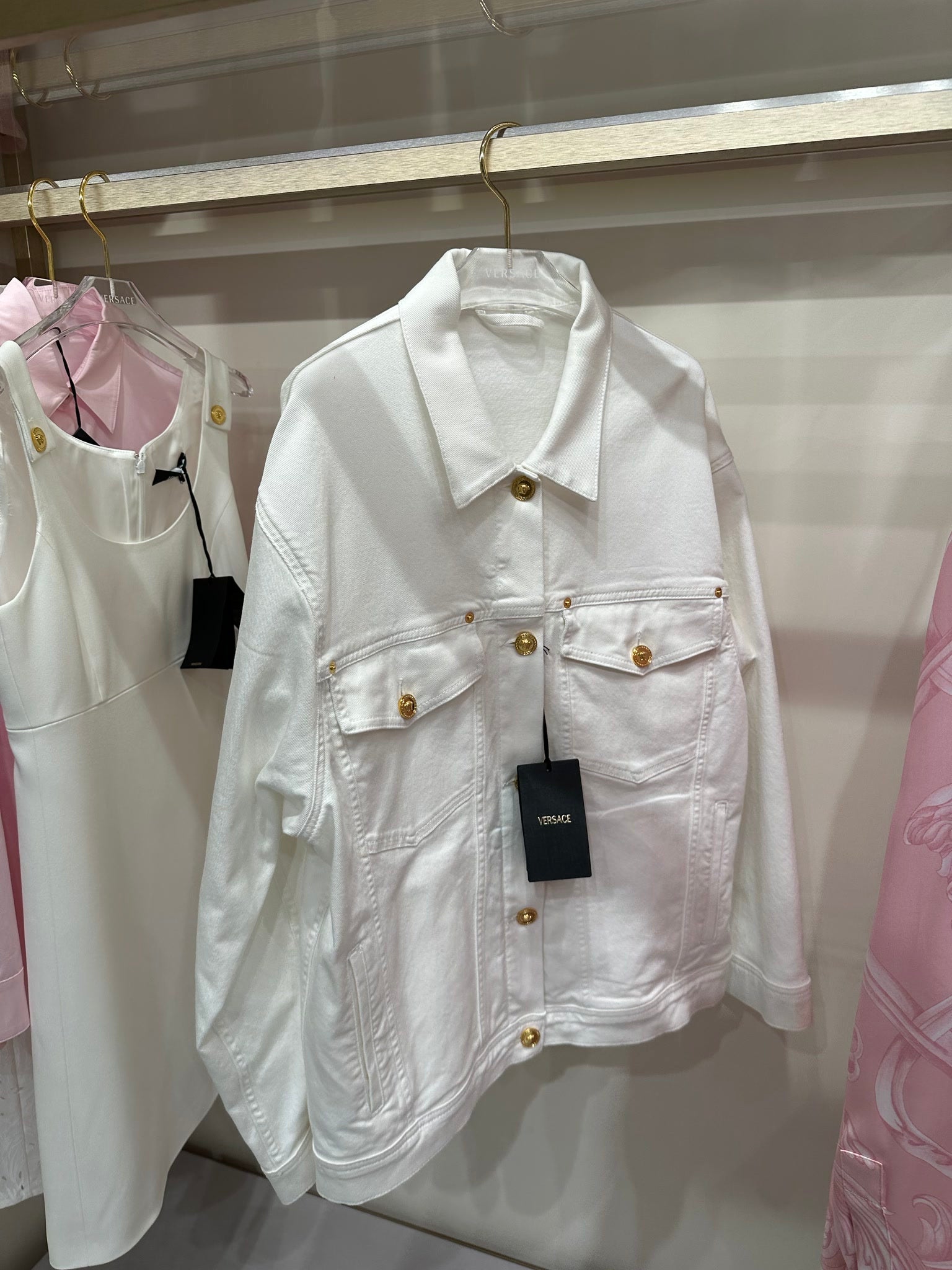 Versace Blouson Denim Stretch DenimVersace