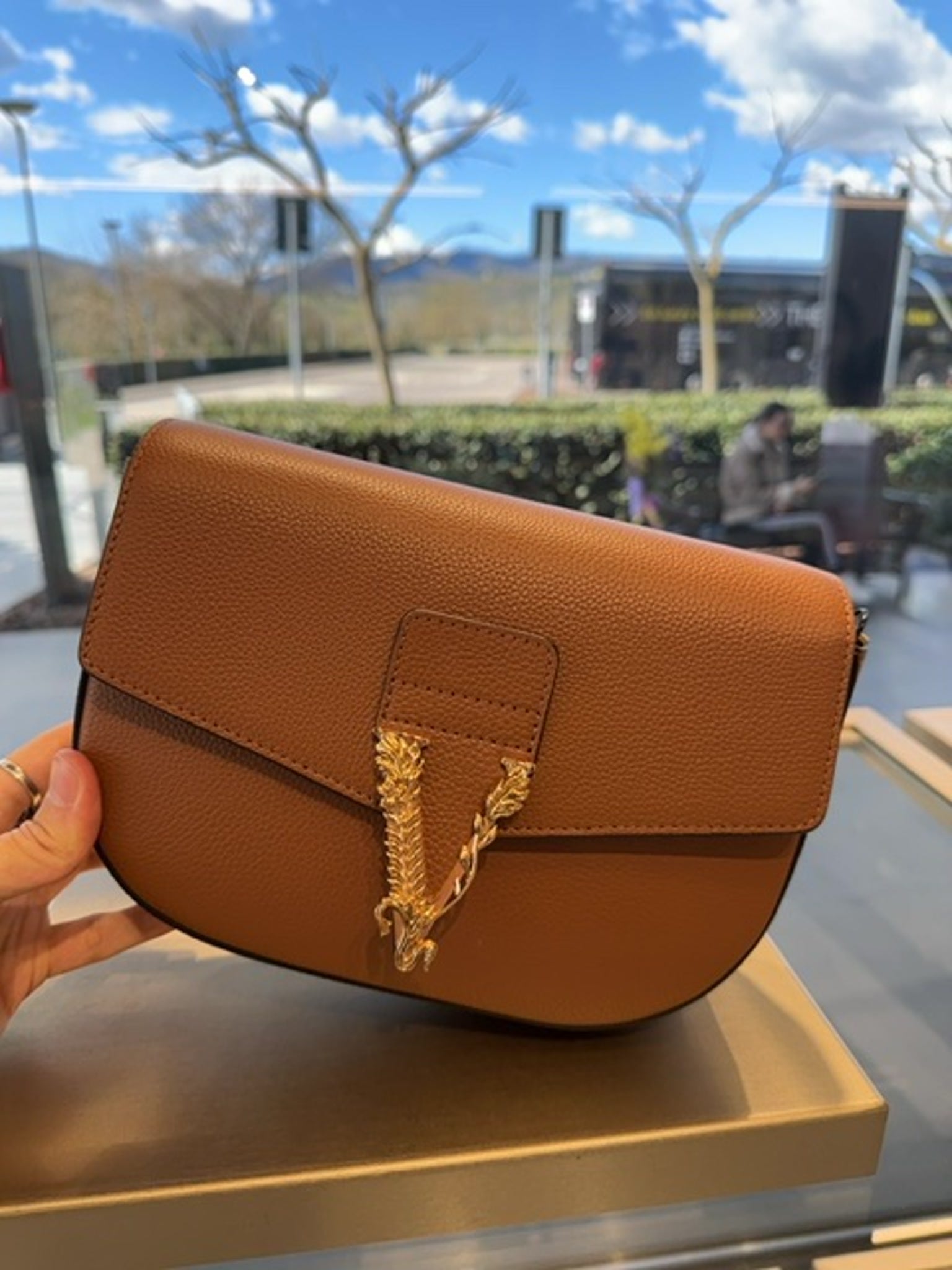 Versace Crossbody Bag Grainy CalfVersace