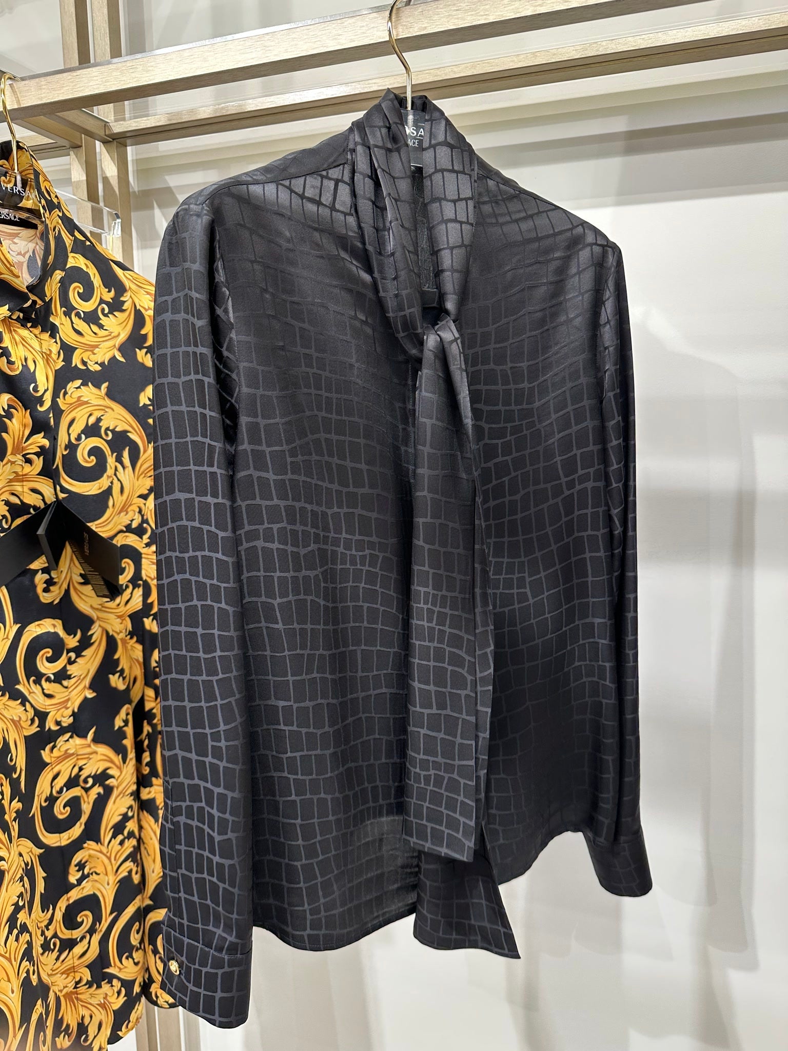 Versace Informal Shirt Fabric CrocodVersace