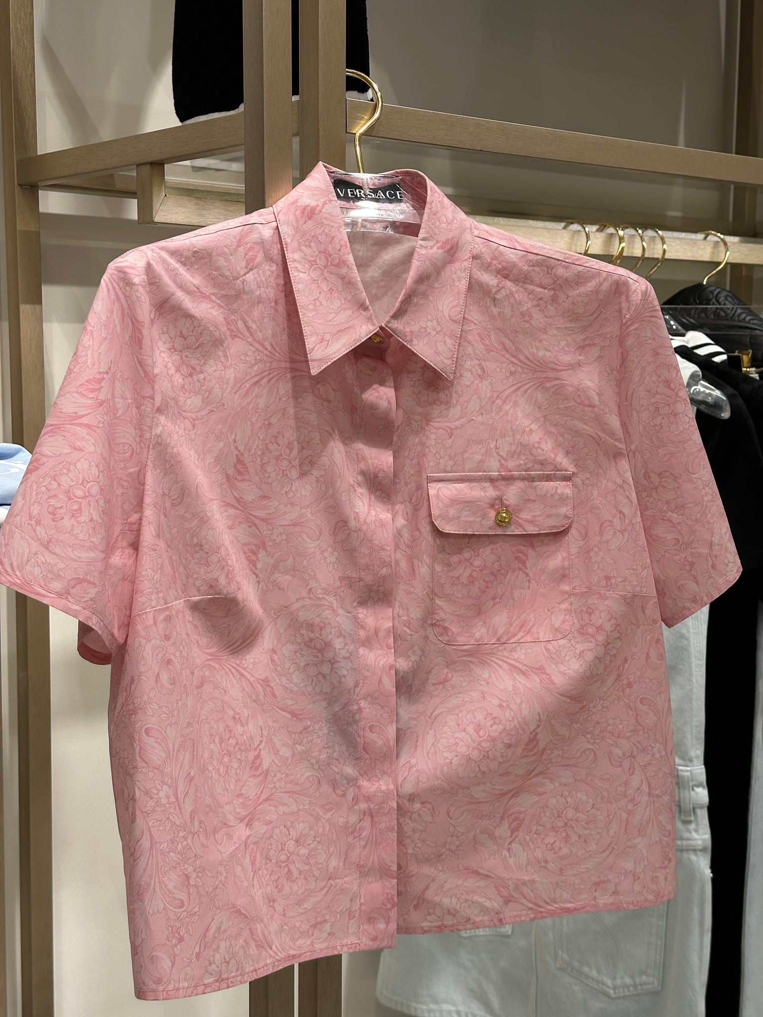 Versace Informal Shirt Poplin FabricVersace