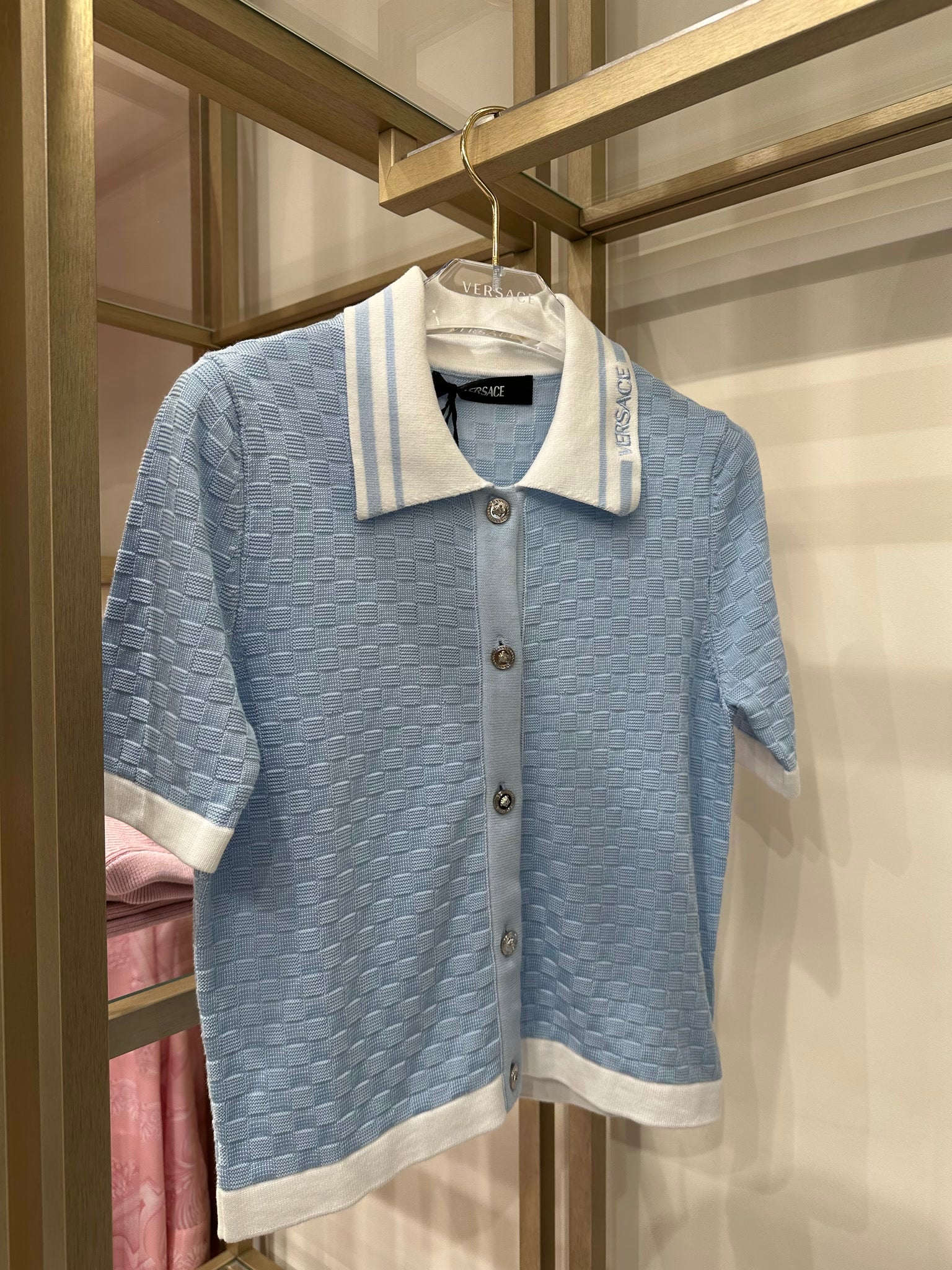 Versace Knit Sweater CheckVersace