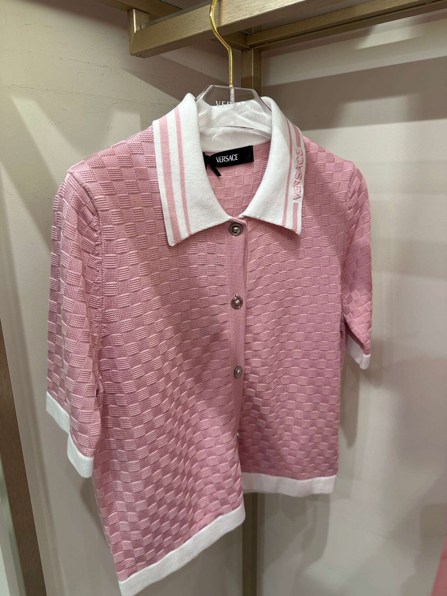 Versace Knit Sweater CheckVersace