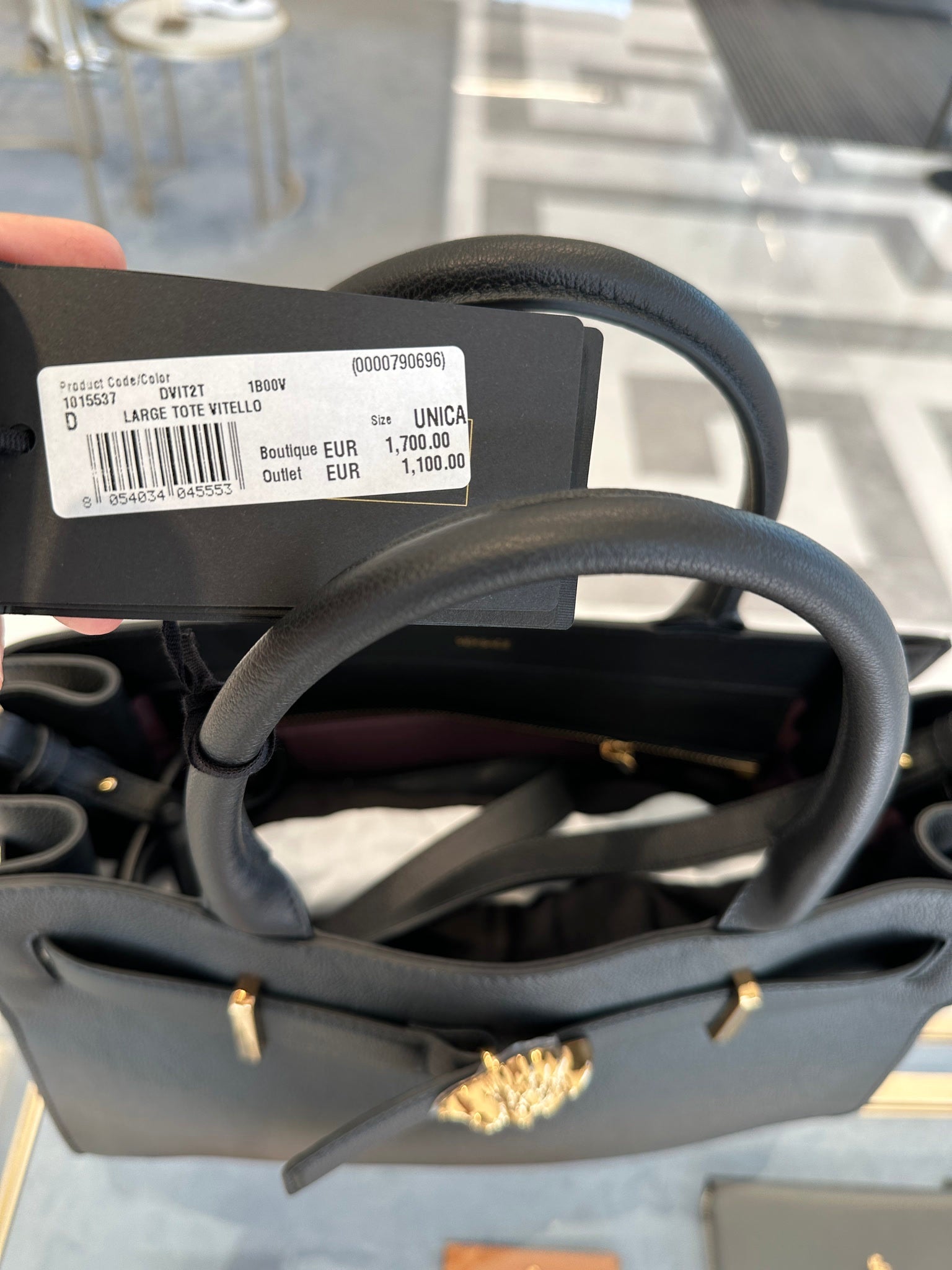 Versace Large Tote VitelloVersace