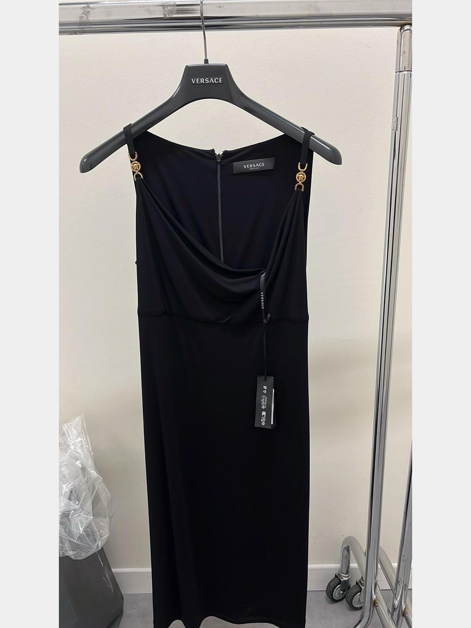 Versace midi black DressVersace