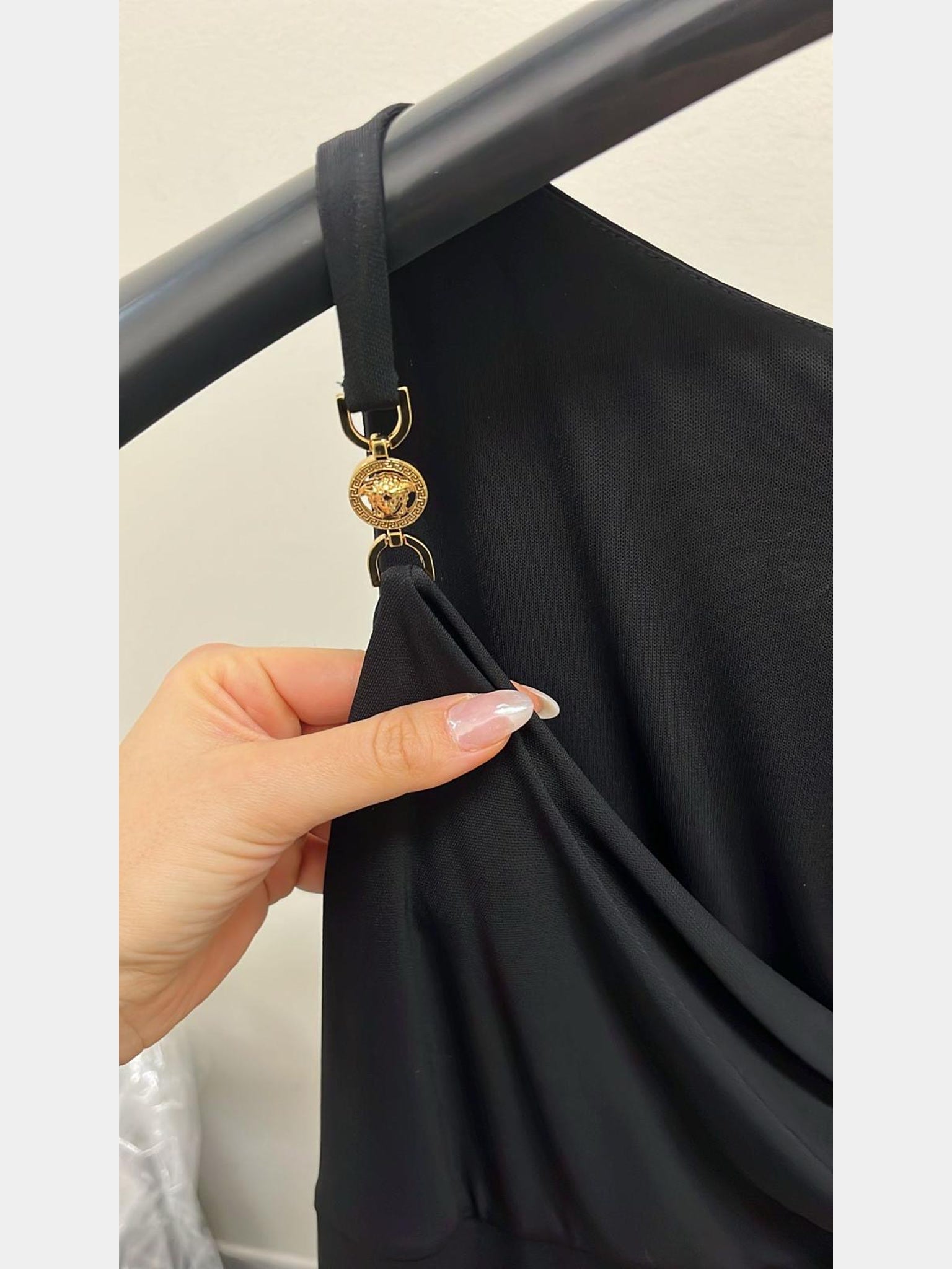 Versace midi black DressVersace