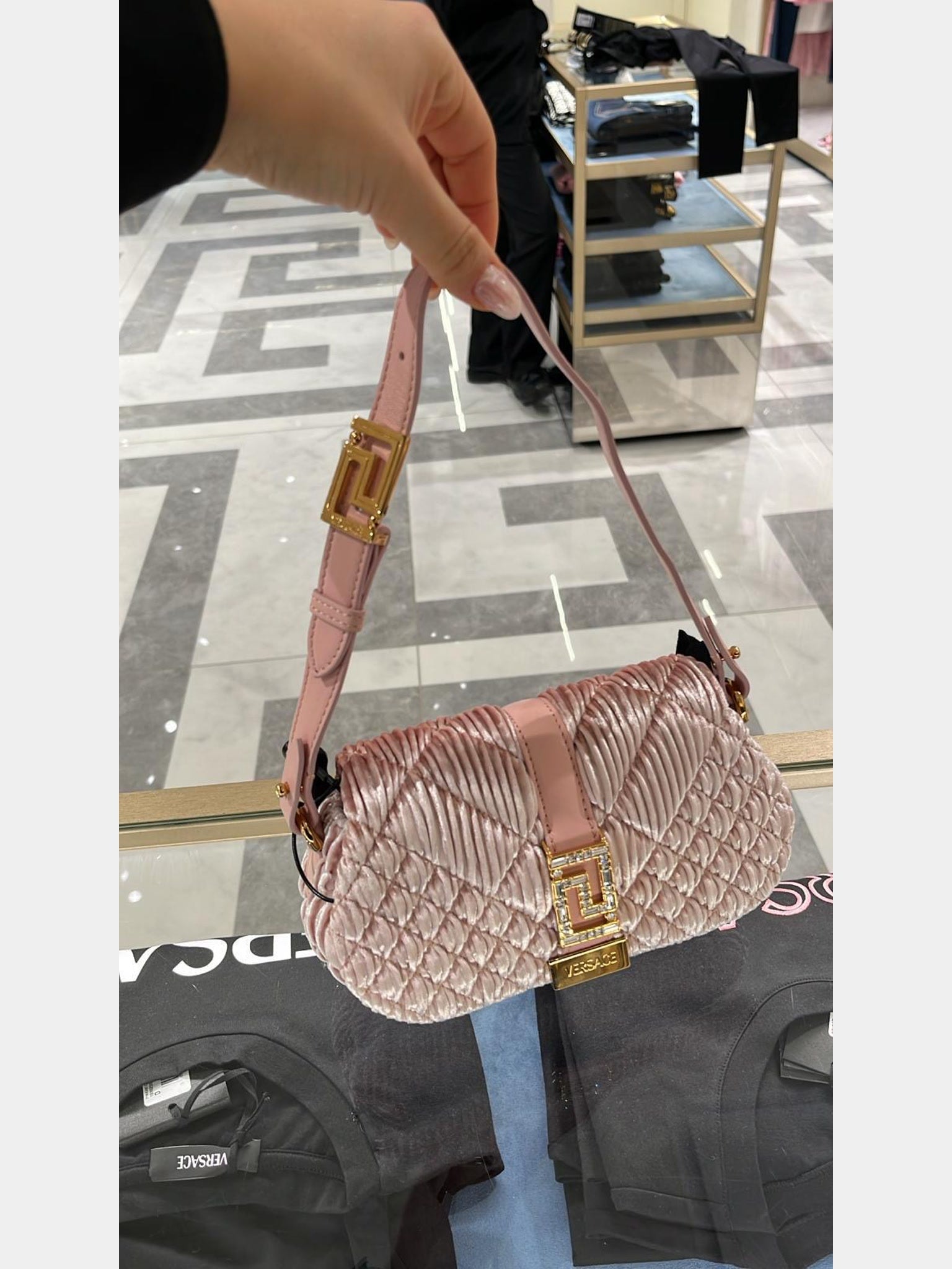 Versace mini Greca Goddess shoulder bagVersace